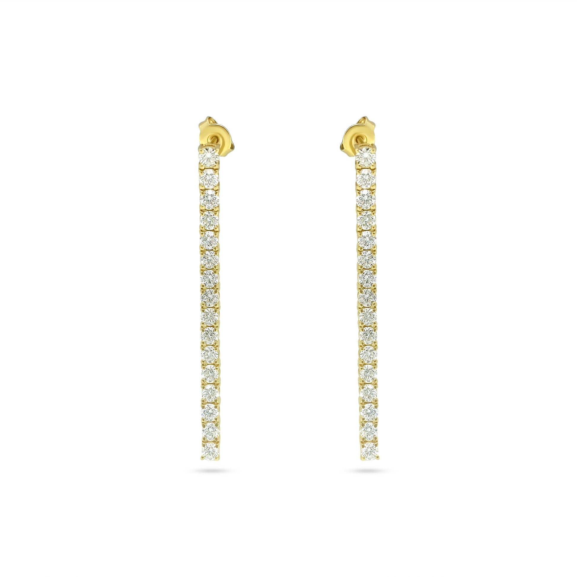 3.50cwt Diamond Tennis Earrings for Her