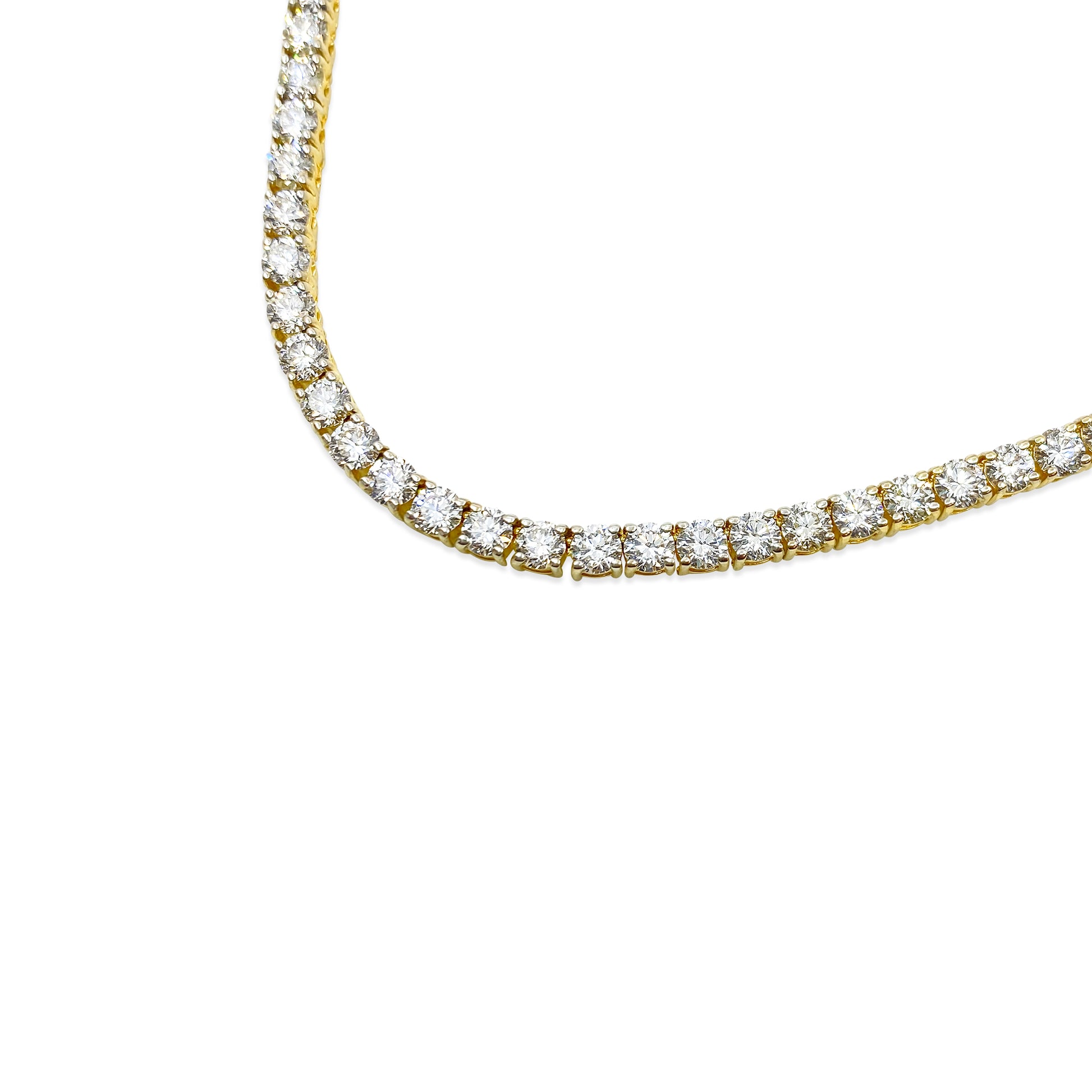 23CT VVS Diamond Tennis Necklace - Pristine Diamonds