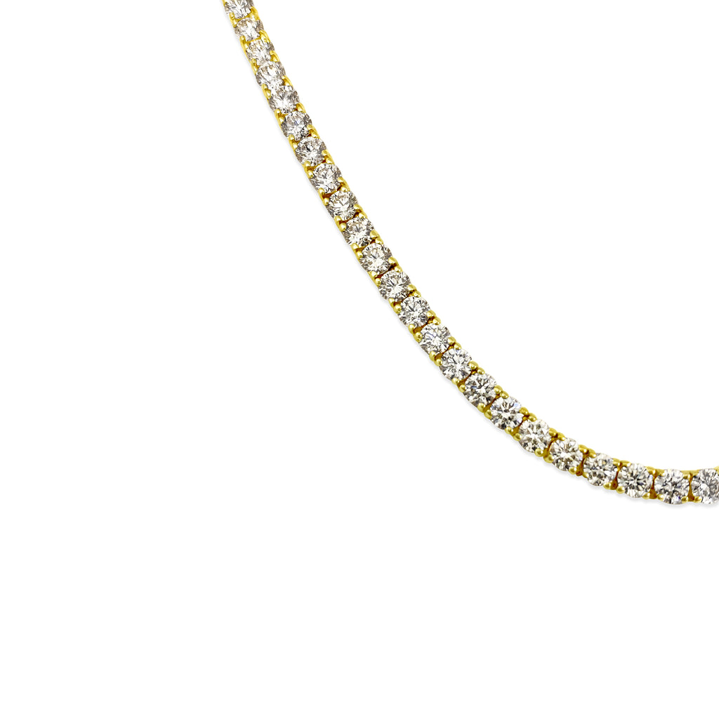 23CT VVS Diamond Tennis Necklace - Pristine Diamonds