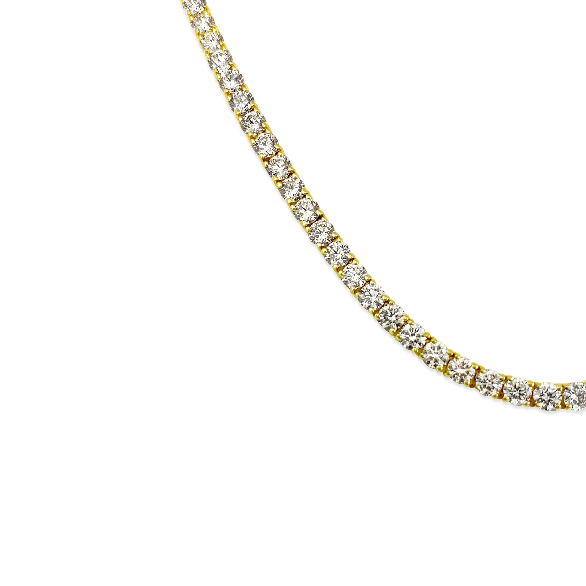 23CT VVS Diamond Tennis Necklace - Pristine Diamonds