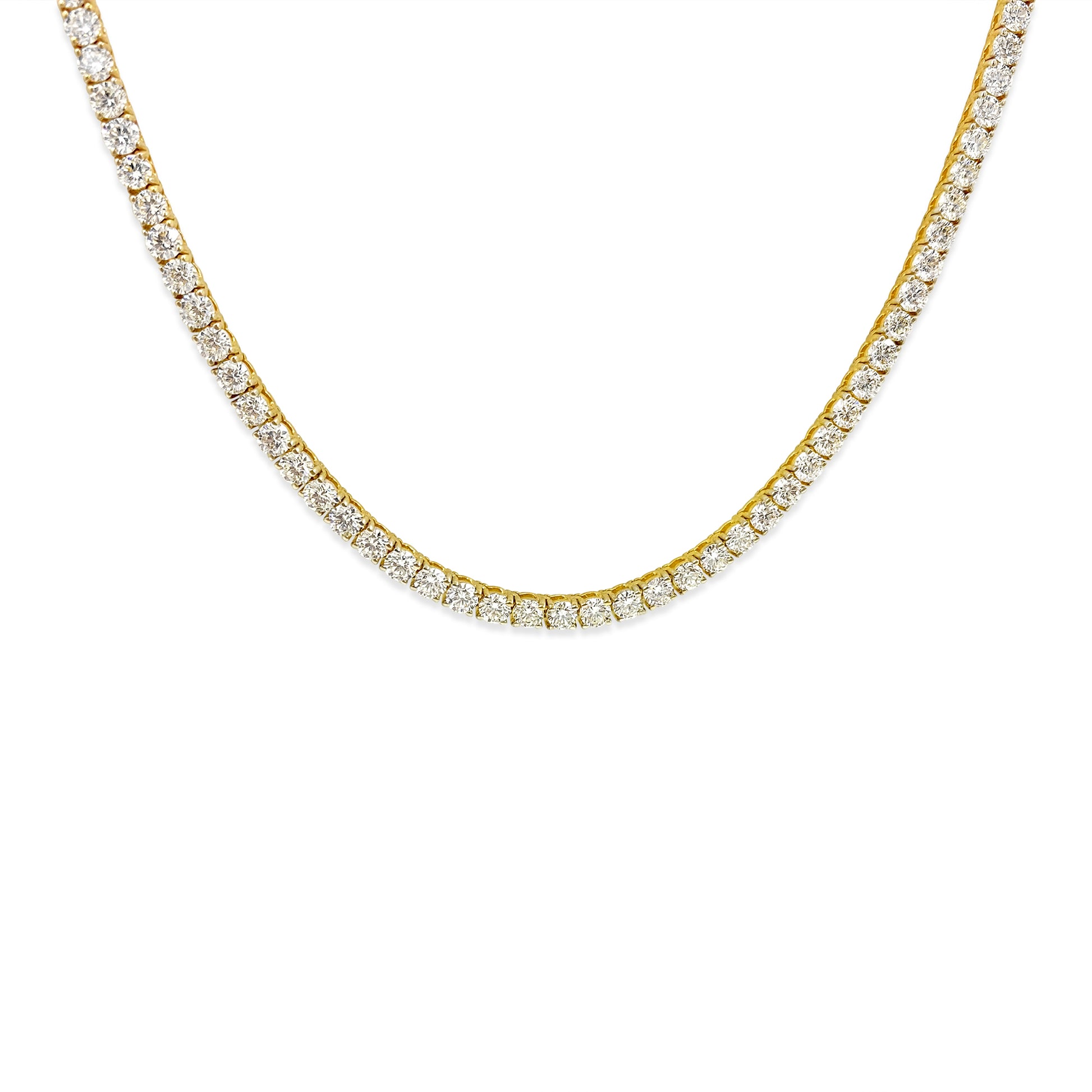 23CT VVS Diamond Tennis Necklace - Pristine Diamonds