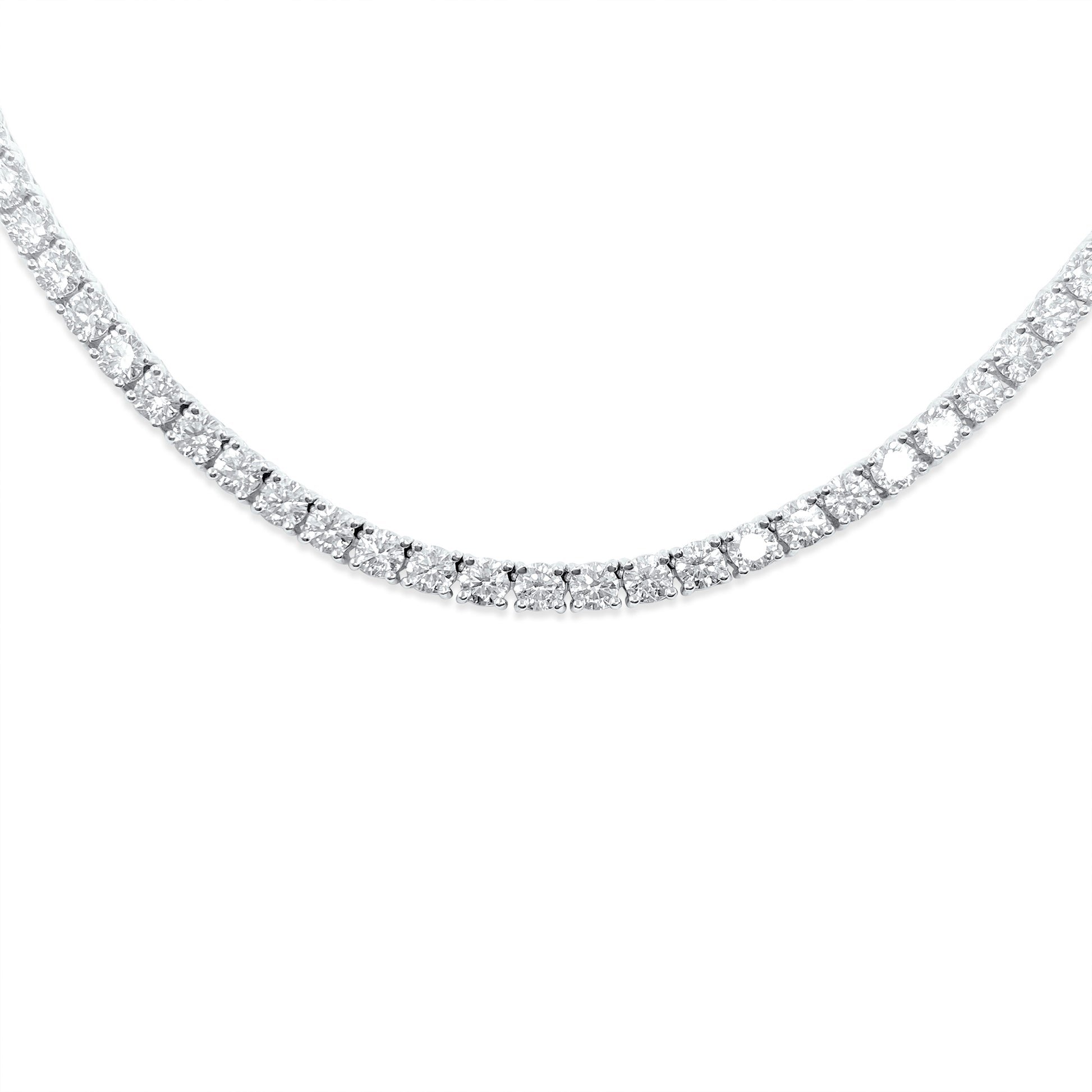 16ct VVS Diamond Tennis Necklace Unisex - Pristine Diamonds