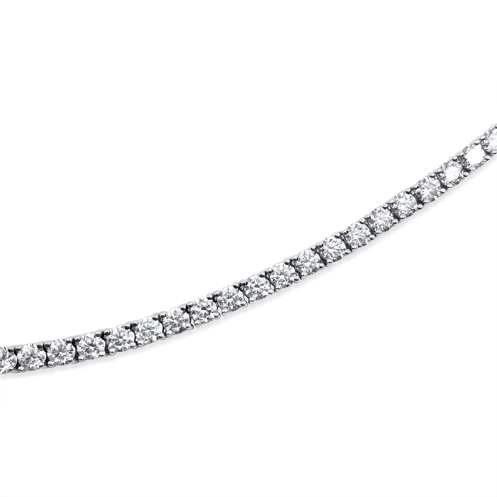 16ct VVS Diamond Tennis Necklace Unisex - Pristine Diamonds