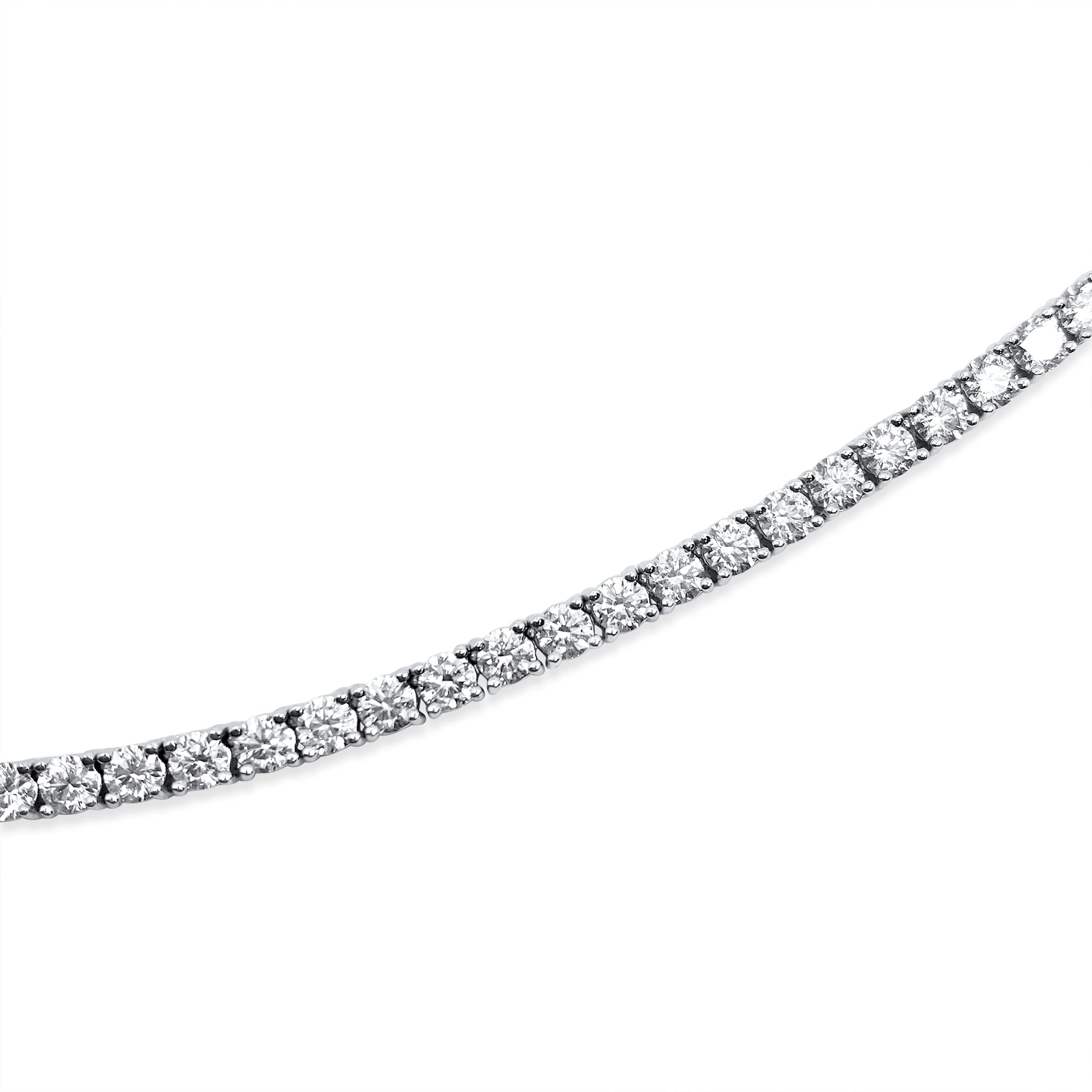 16ct VVS Diamond Tennis Necklace Unisex - Pristine Diamonds
