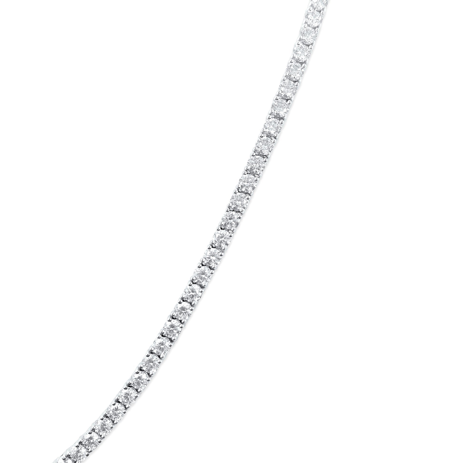 16ct VVS Diamond Tennis Necklace Unisex - Pristine Diamonds