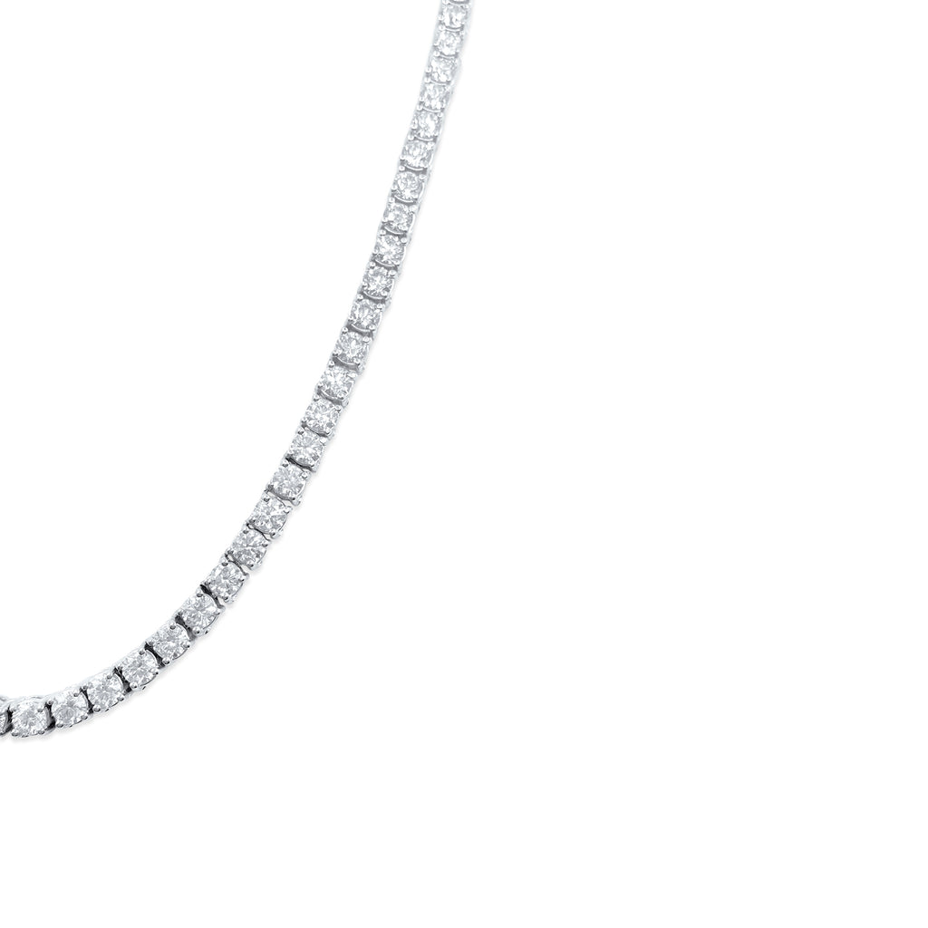 26CT VVS Diamond Tennis Necklace Unisex - Pristine Diamonds