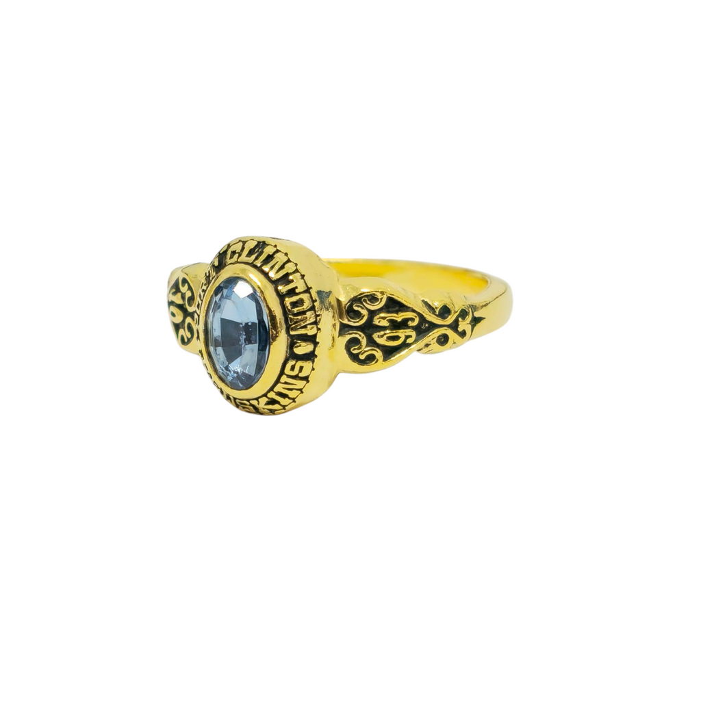 Vintage championship ring with Tanzanite