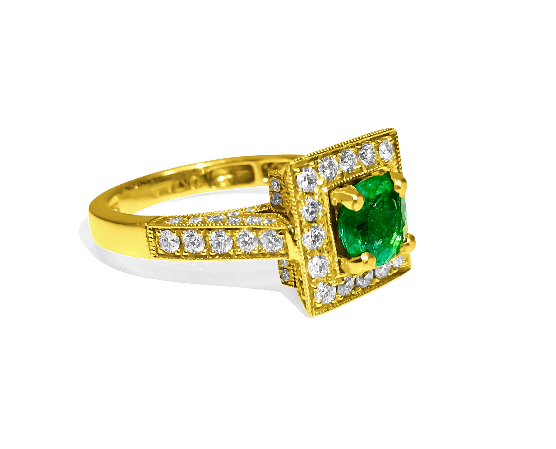 Collectible Aquamarine Ring in 14k Yellow Gold