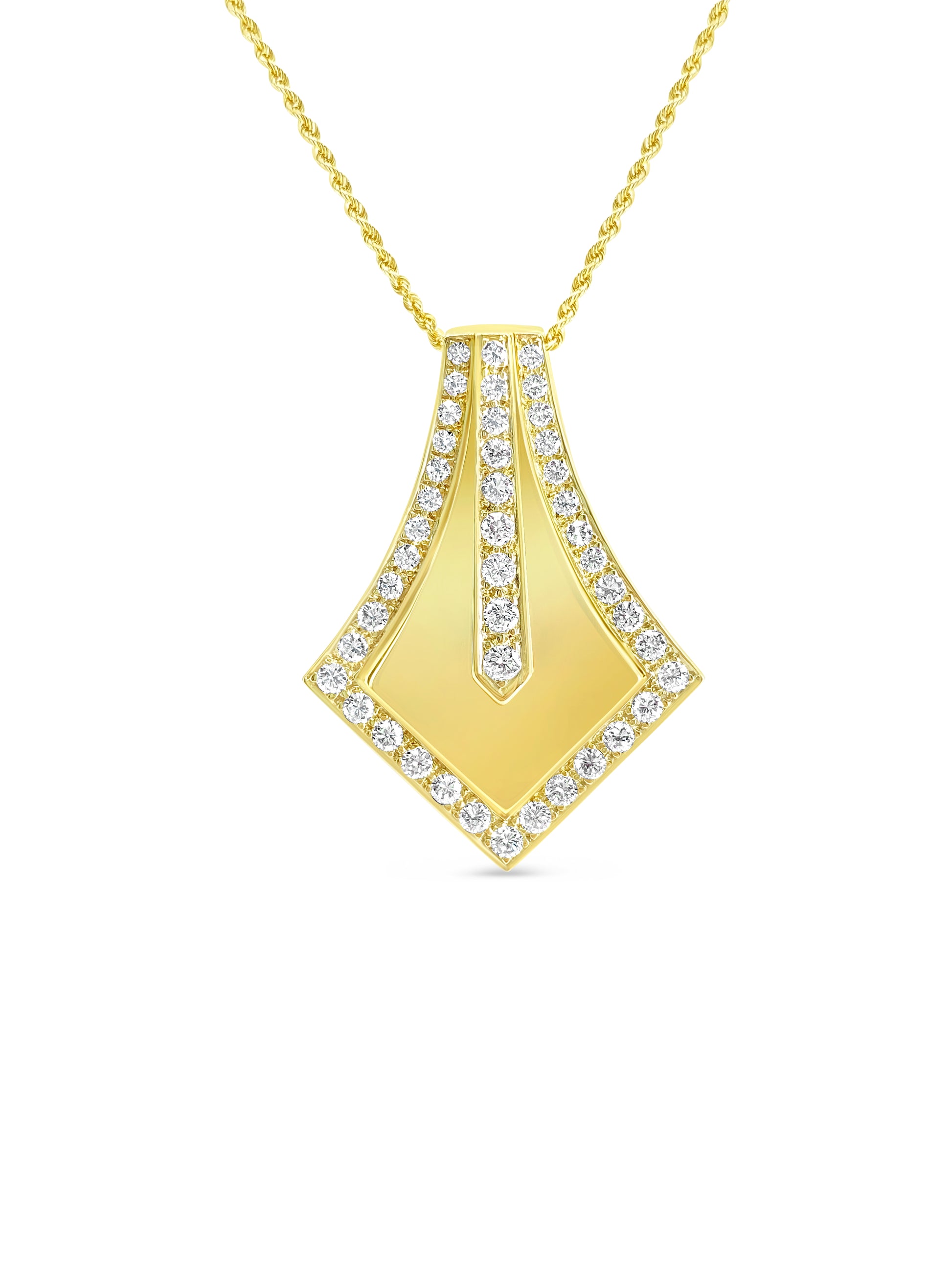 Vintage 3.04 Carat Diamond Pendant For Her - Pristine Diamonds