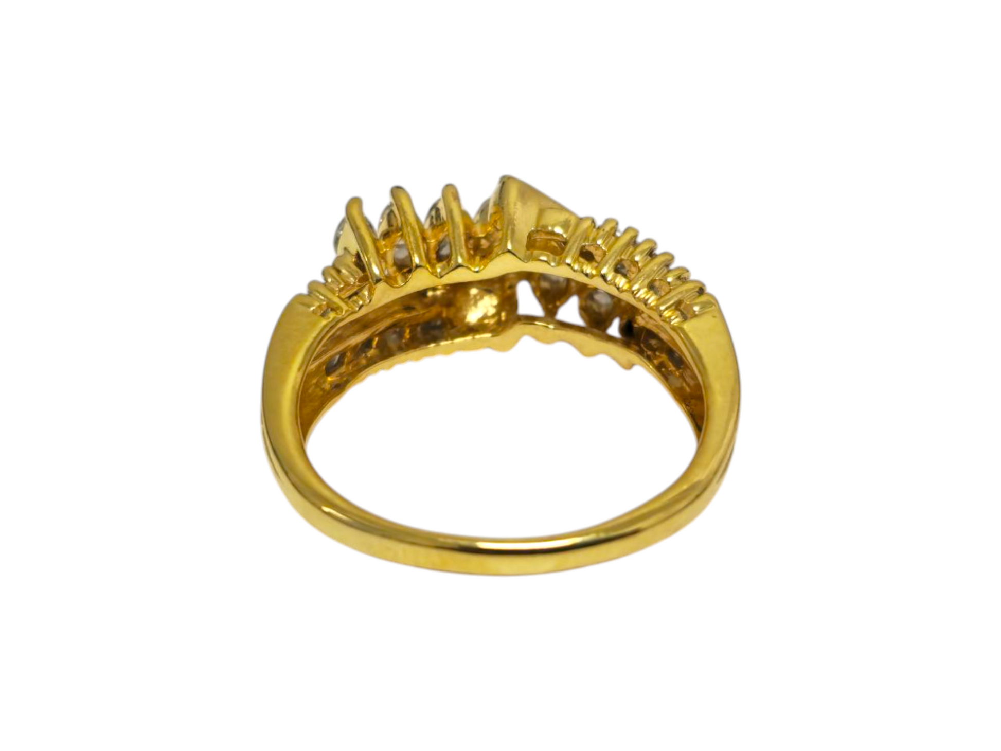 Vintage 1.50CWT Cluster Diamond Ring For Her in 14k Gold