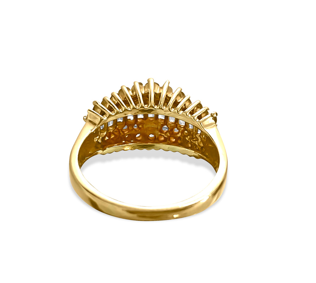 Elegant 1.00 carat diamond engagement ring in yellow gold with a classic design, crafted by Prince The Jeweler.