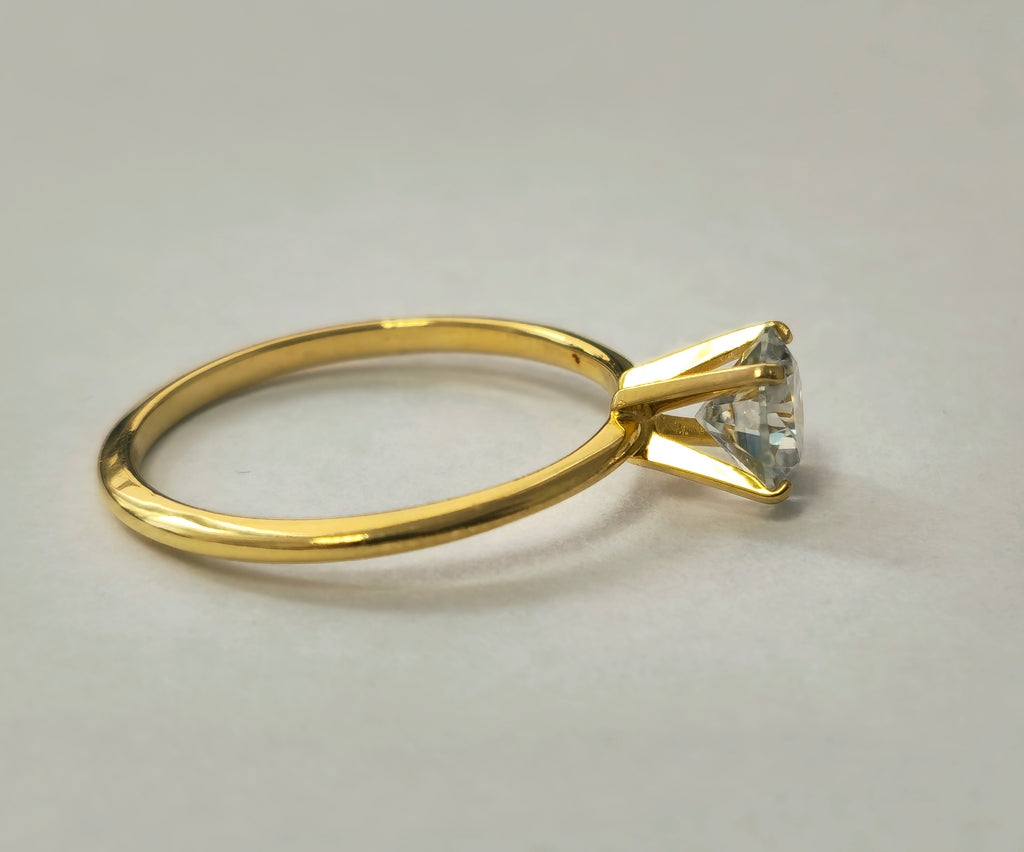 1 Carat Solitaire VS Clarity Diamond Wedding Ring - Pristine Diamonds