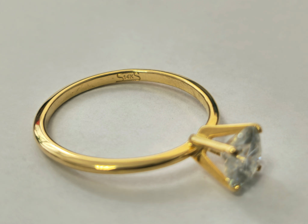 1 Carat Solitaire VS Clarity Diamond Wedding Ring - Pristine Diamonds