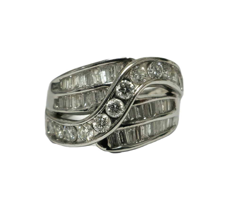 3.00 CT Brilliant Cut Diamond & 14K White Gold Ring - Pristine Diamonds