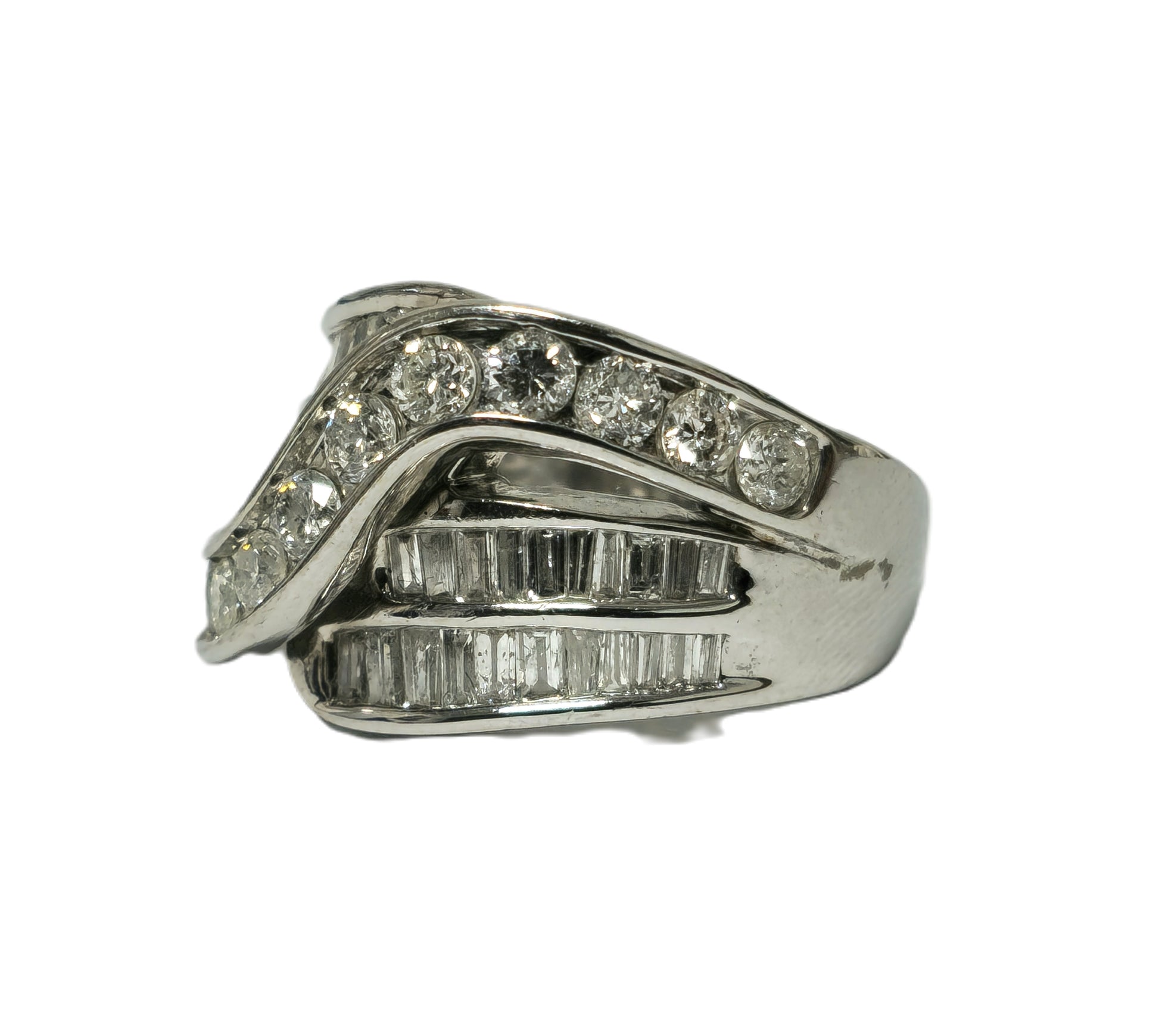 3.00 CT Brilliant Cut Diamond & 14K White Gold Ring - Pristine Diamonds