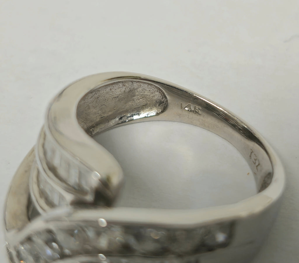 3.00 CT Brilliant Cut Diamond & 14K White Gold Ring - Pristine Diamonds