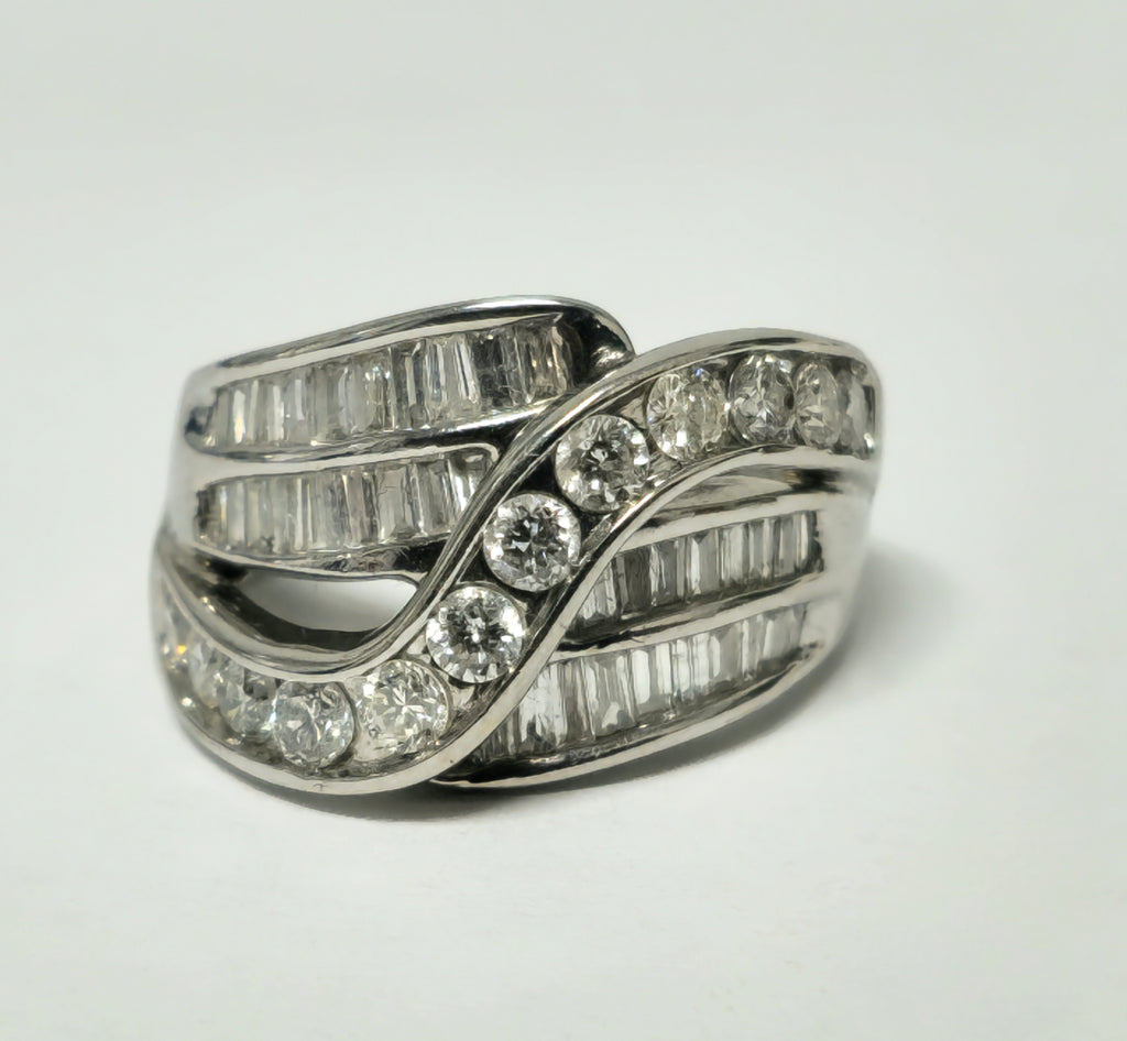 3.00 CT Brilliant Cut Diamond & 14K White Gold Ring - Pristine Diamonds