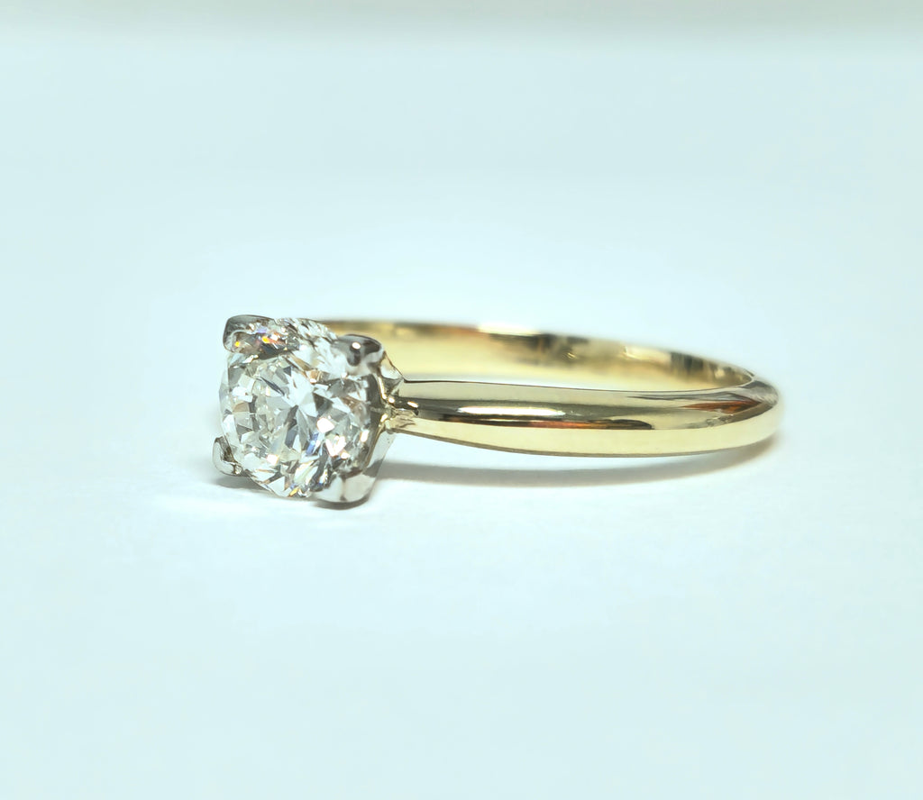 1.07 Carat Natural Diamond Engagement Solitaire Ring - Pristine Diamonds