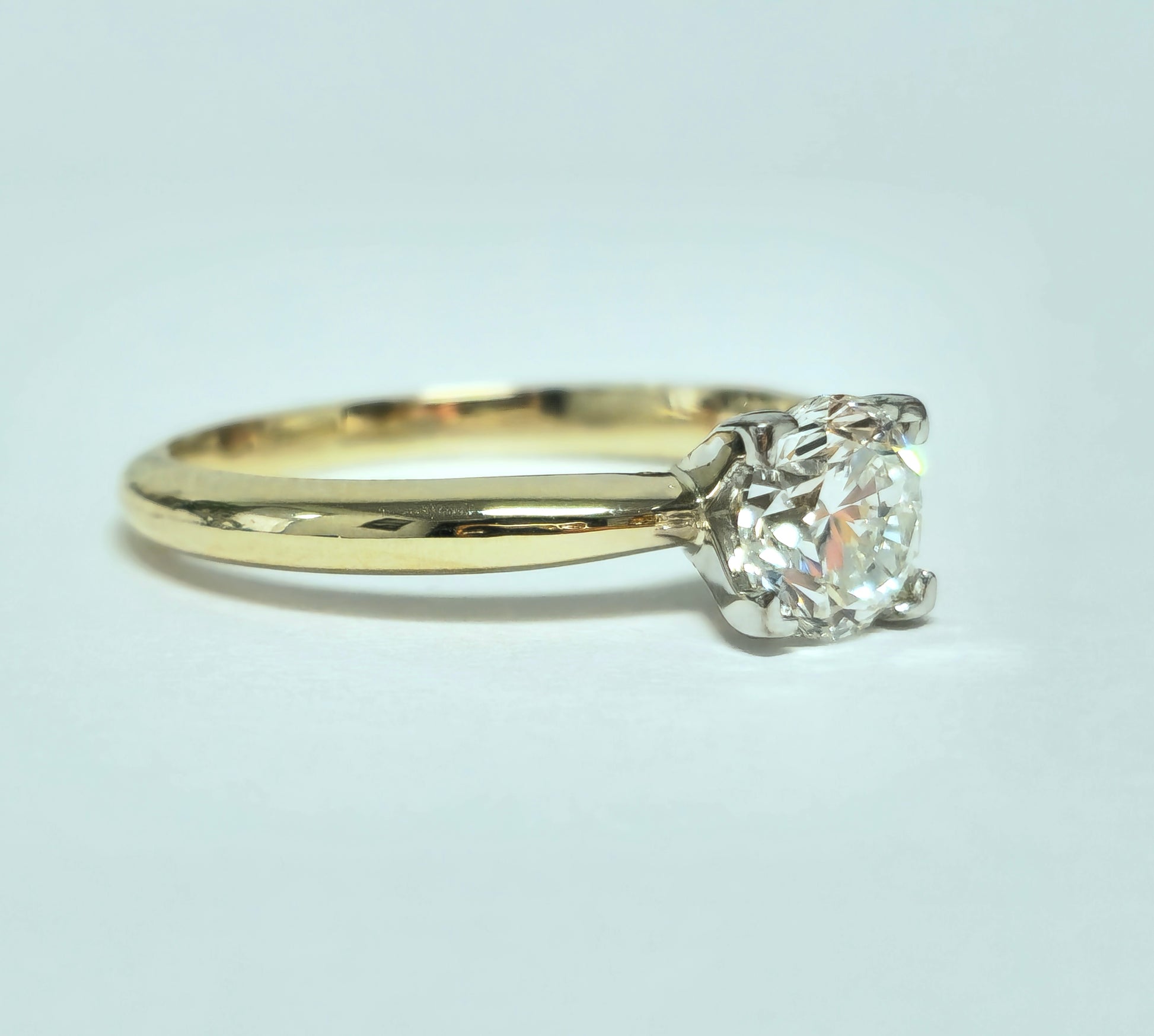 1.07 Carat Natural Diamond Engagement Solitaire Ring - Pristine Diamonds