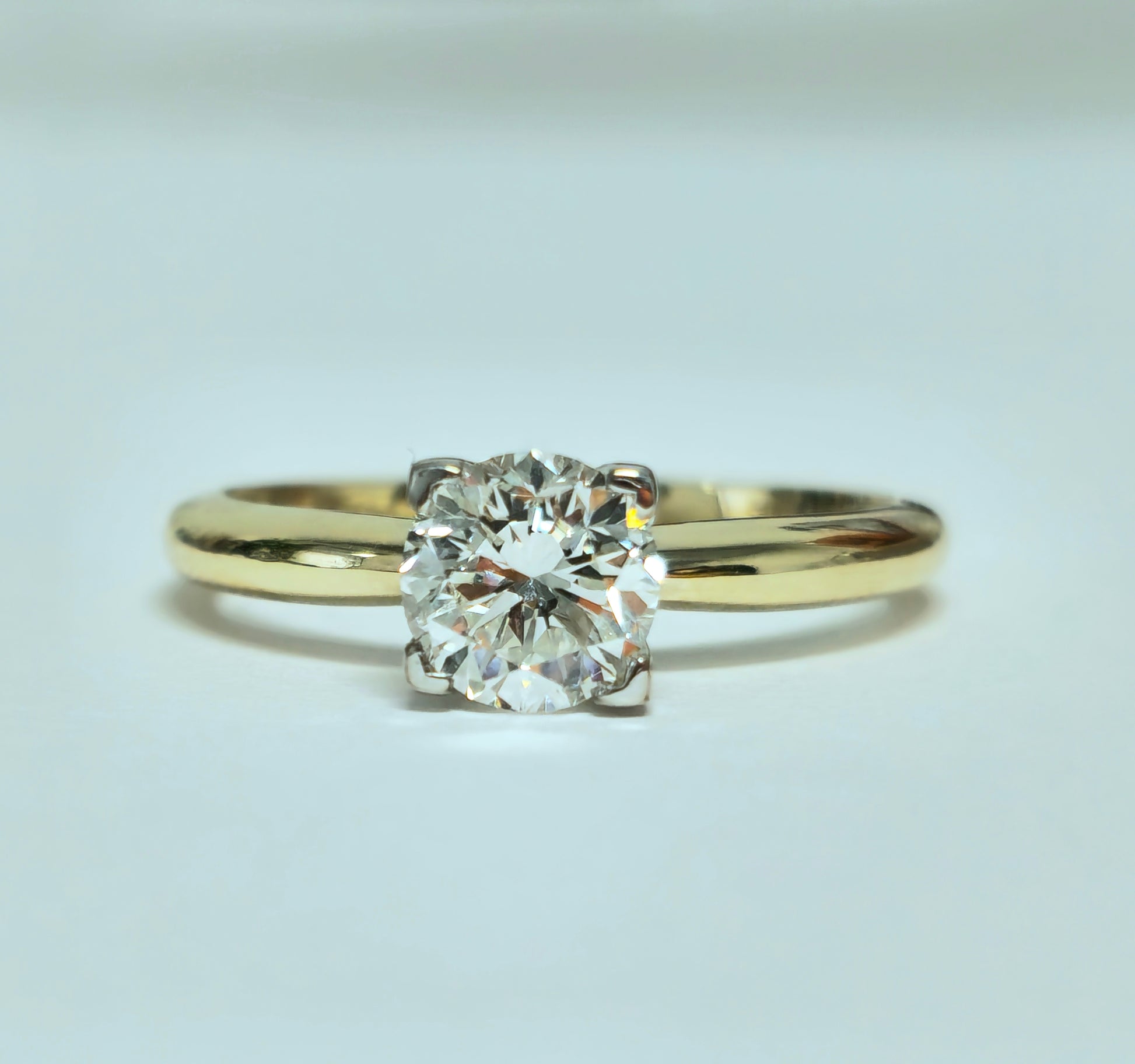 1.07 Carat Natural Diamond Engagement Solitaire Ring - Pristine Diamonds