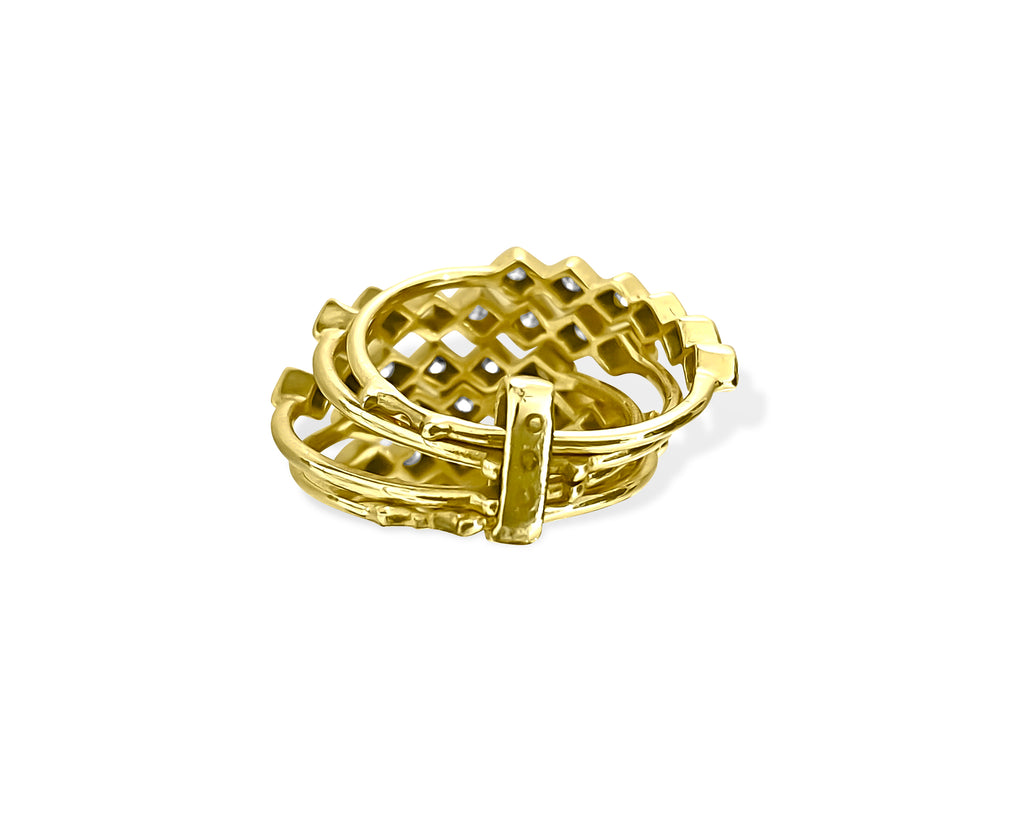 Vintage 1.00 Carat Diamond Stackable Ring in 14k Gold - Pristine Diamonds