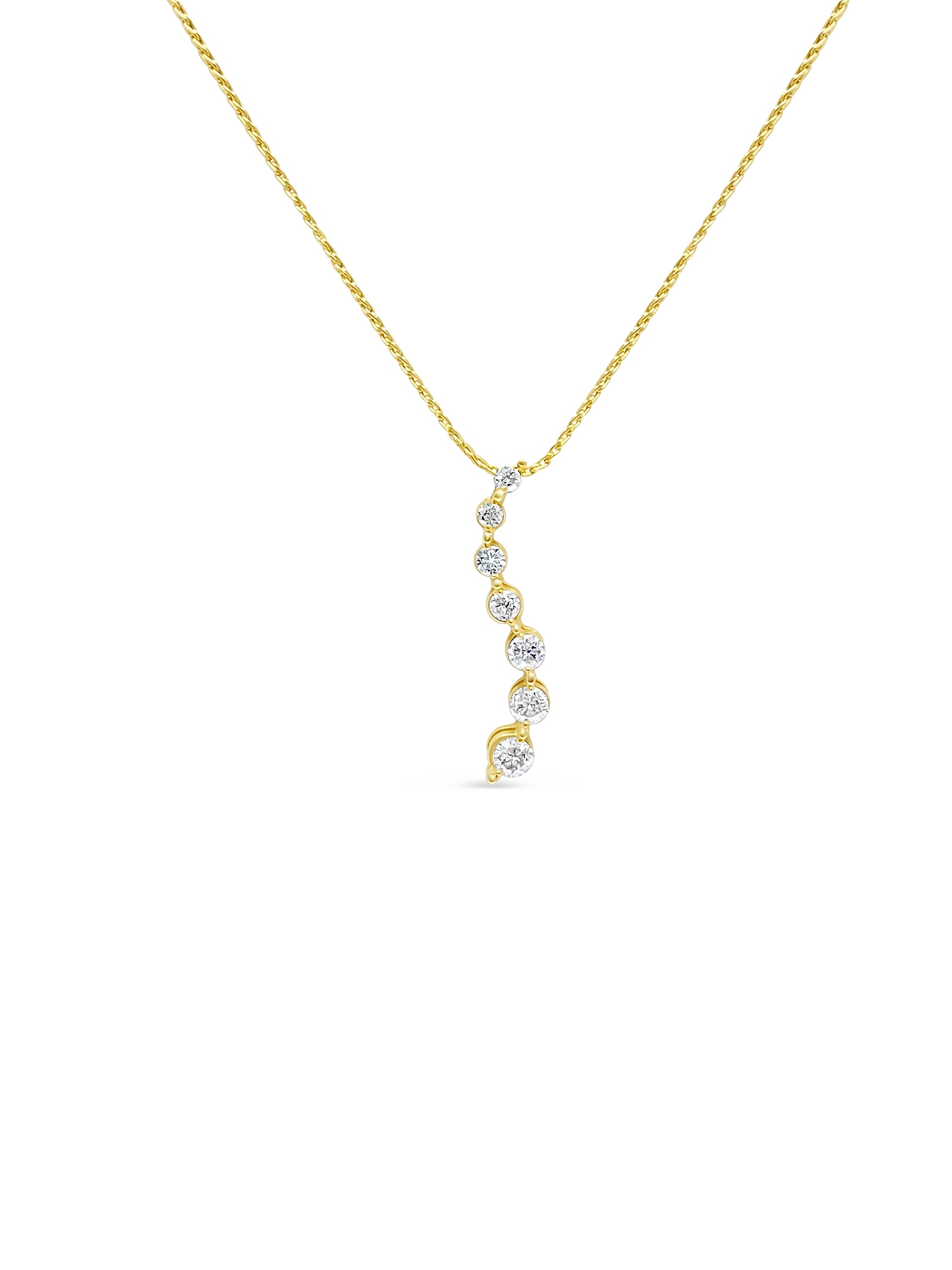 Vintage 0.80 Carat Diamond Pendant Necklace For Her - Pristine Diamonds