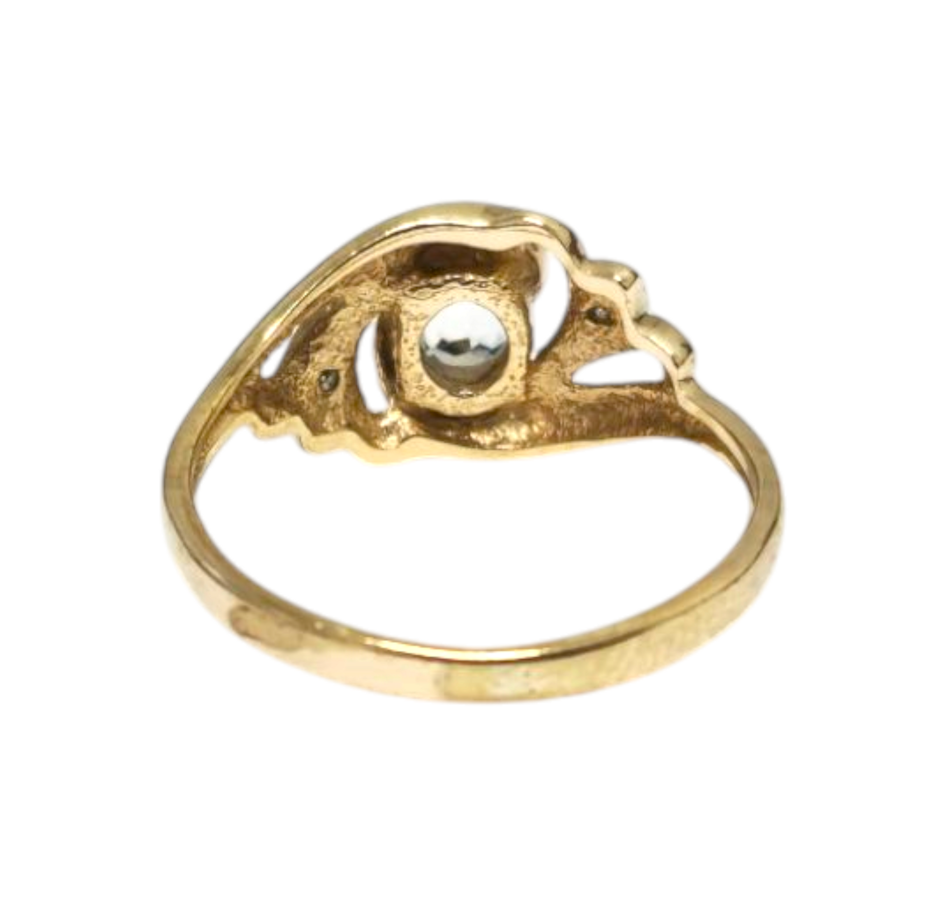 Vintage 0.60ct Aquamarine Ring in 10kt Gold