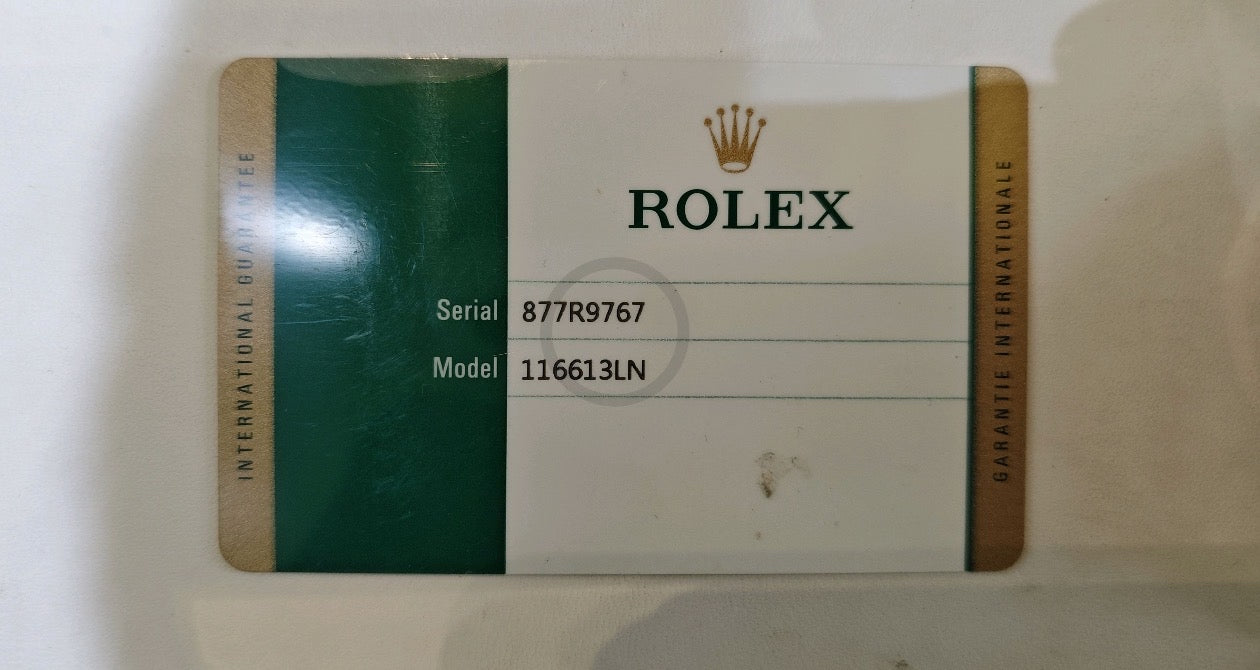 Rolex116613