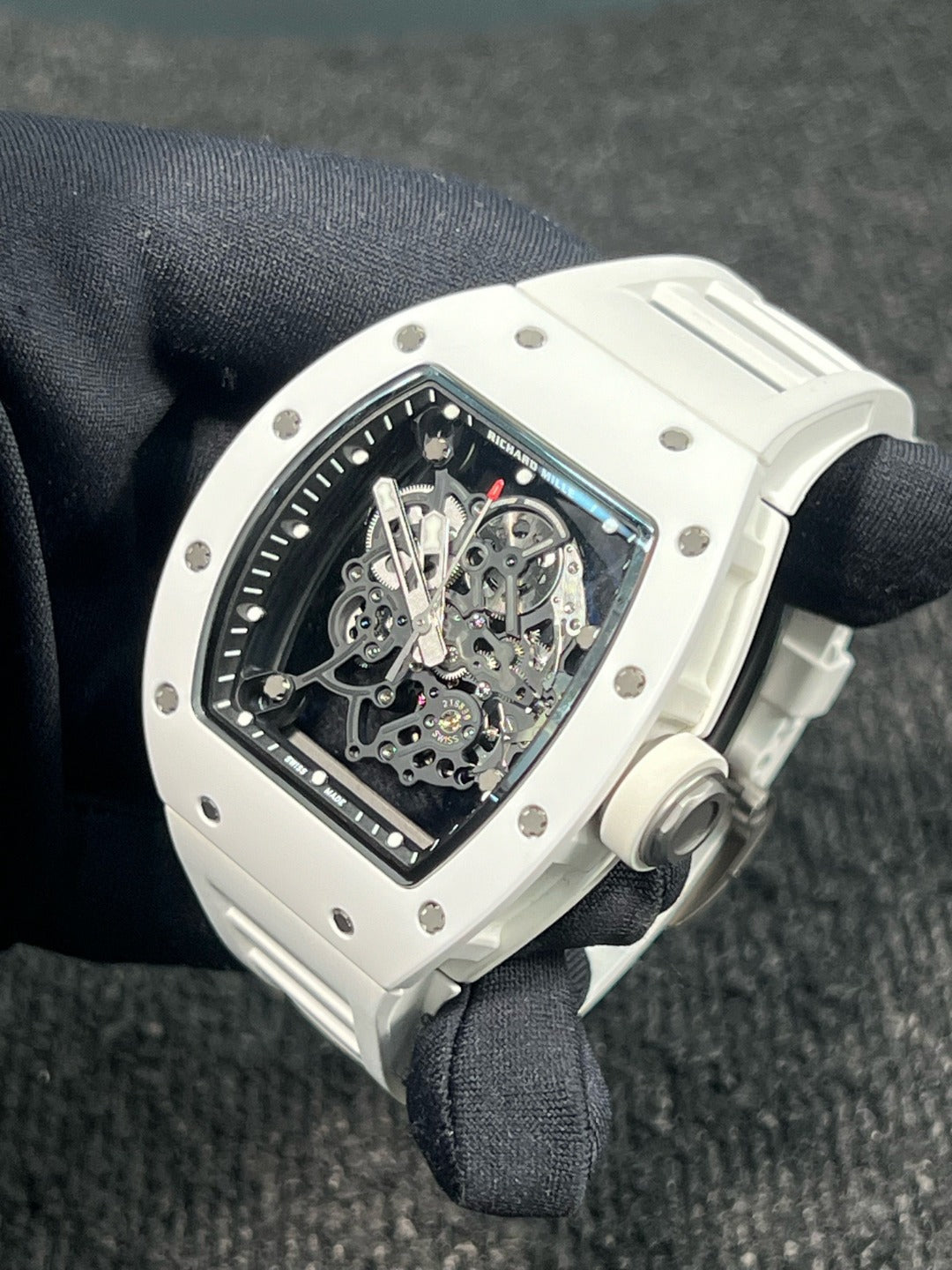 Richard Mille, 055 white ceramic