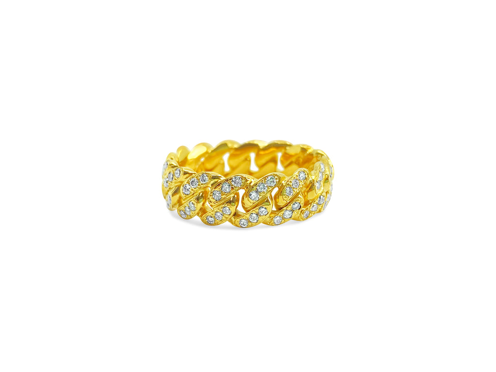 New 1.50 Carat VS Diamond Cuban Ring - Pristine Diamonds