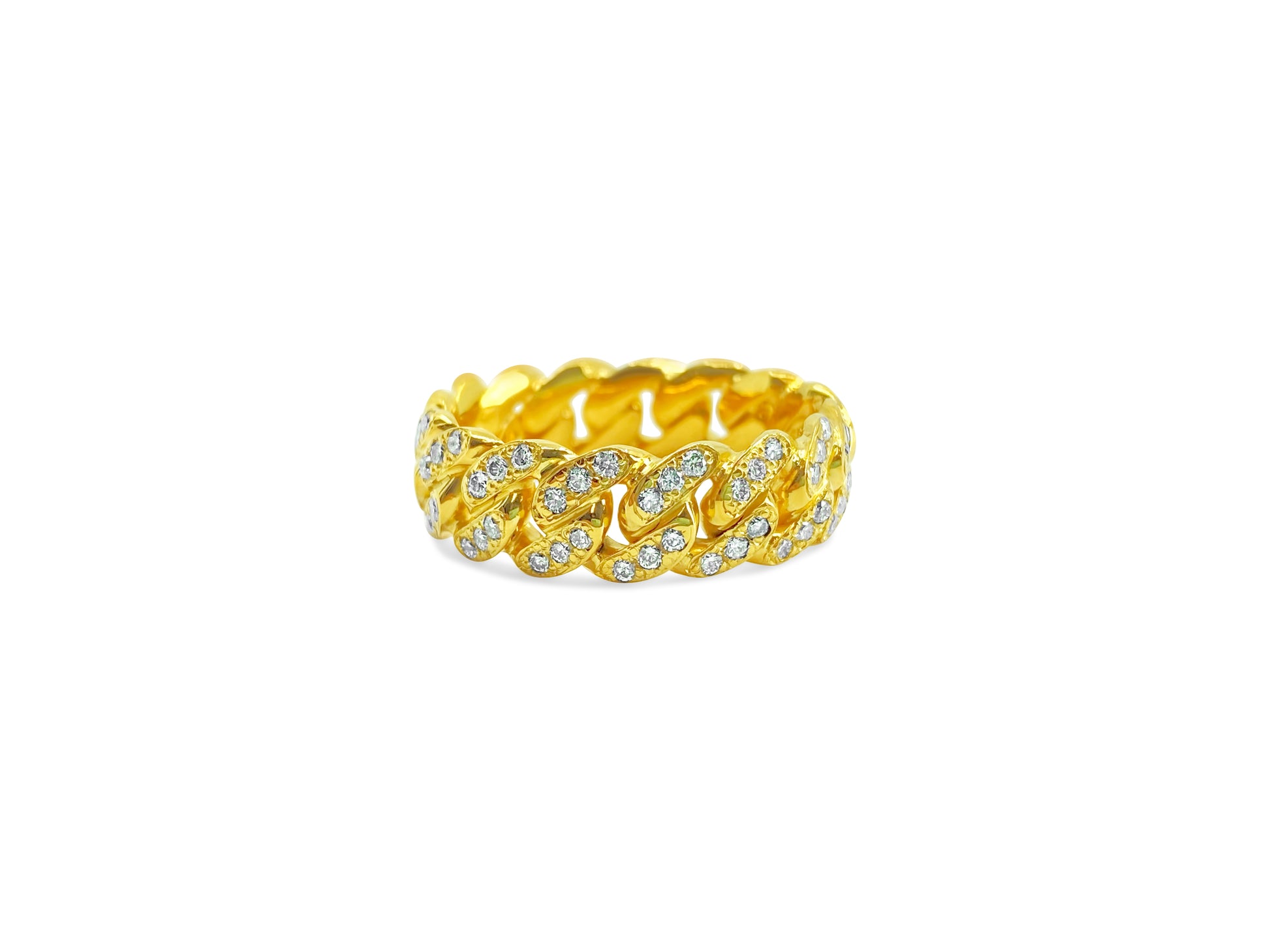 New 1.50 Carat VS Diamond Cuban Ring - Pristine Diamonds