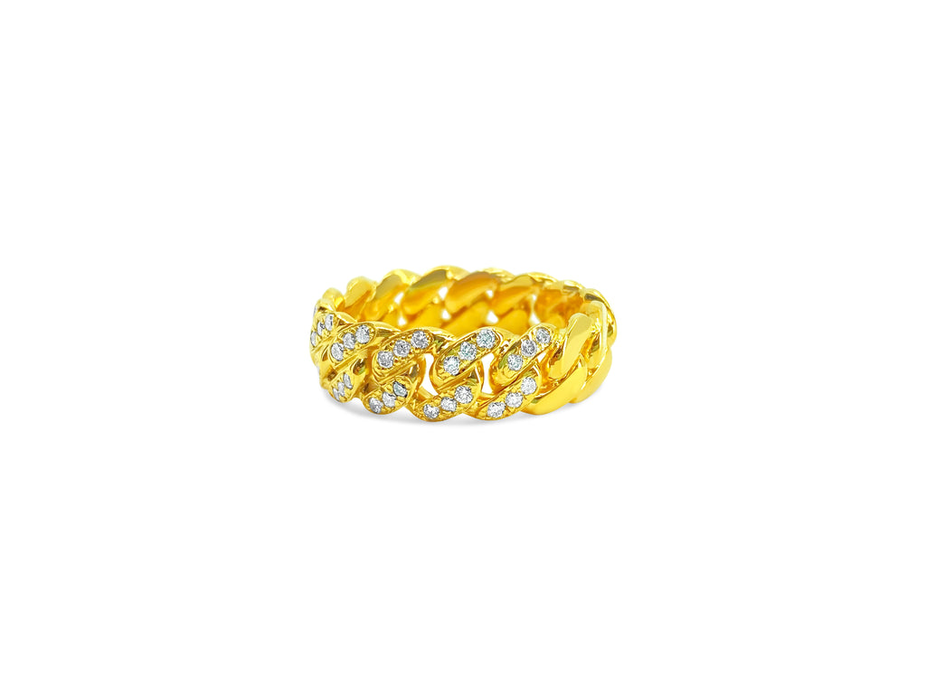 New 1.50 Carat VS Diamond Cuban Ring - Pristine Diamonds