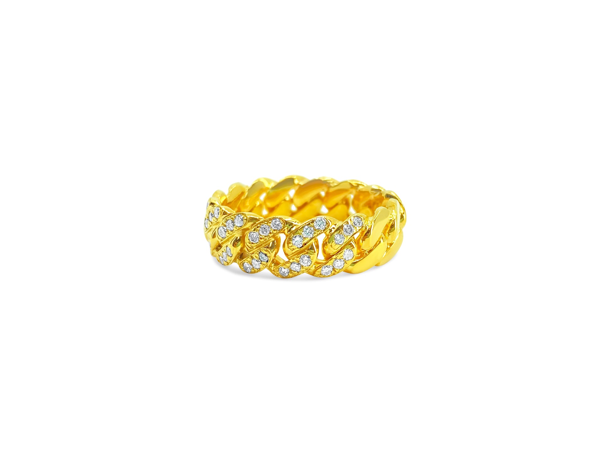 New 1.50 Carat VS Diamond Cuban Ring - Pristine Diamonds