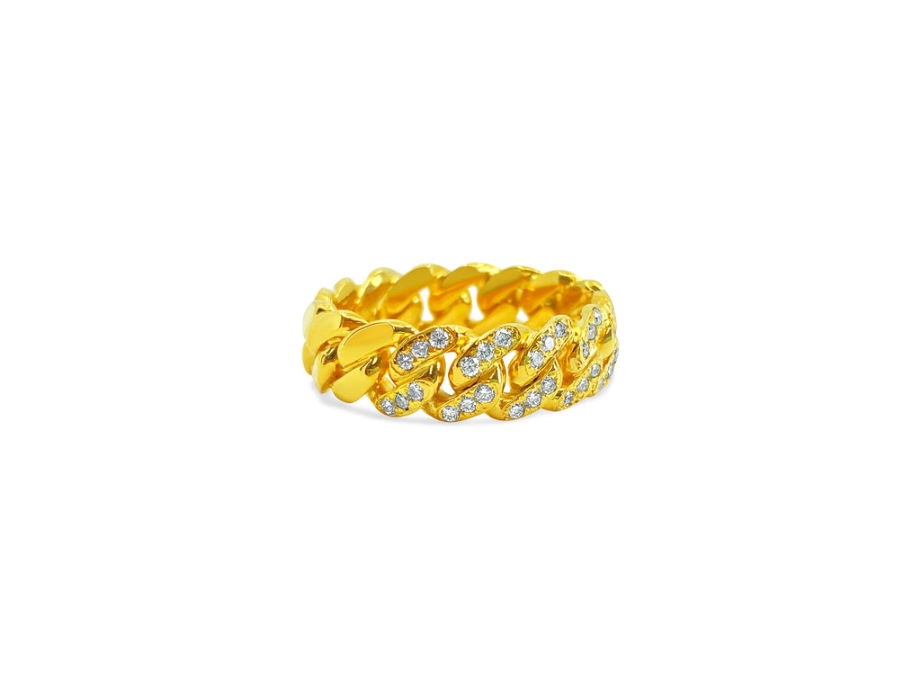 New 1.50 Carat VS Diamond Cuban Ring - Pristine Diamonds