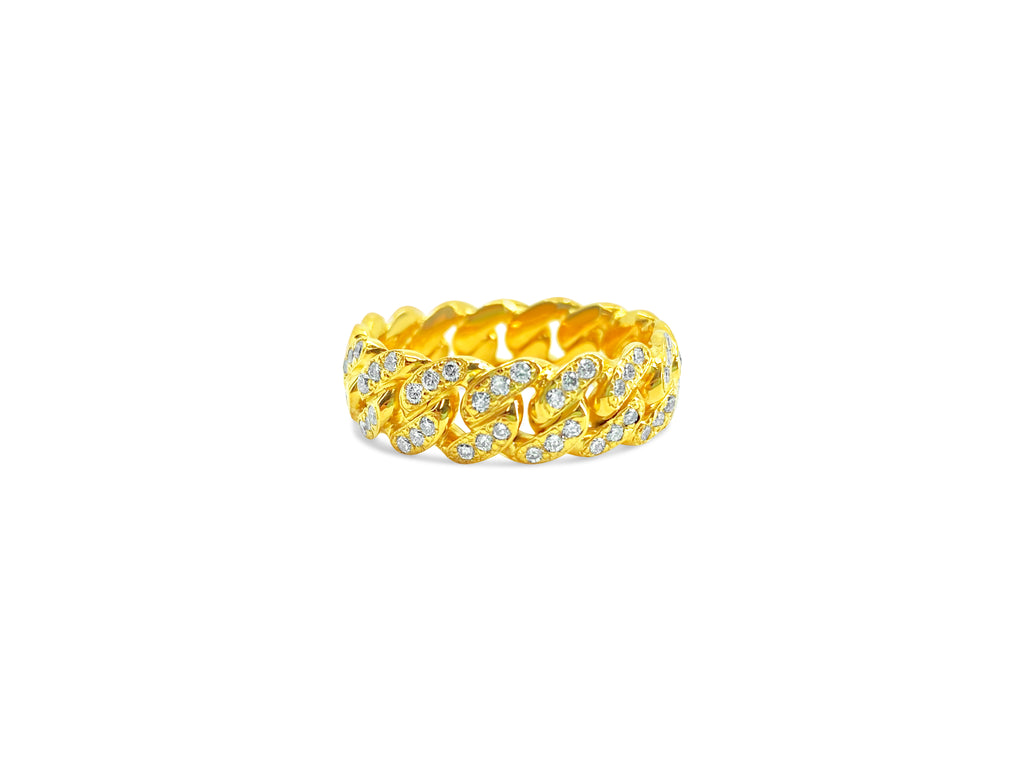 New 1.50 Carat VS Diamond Cuban Ring - Pristine Diamonds