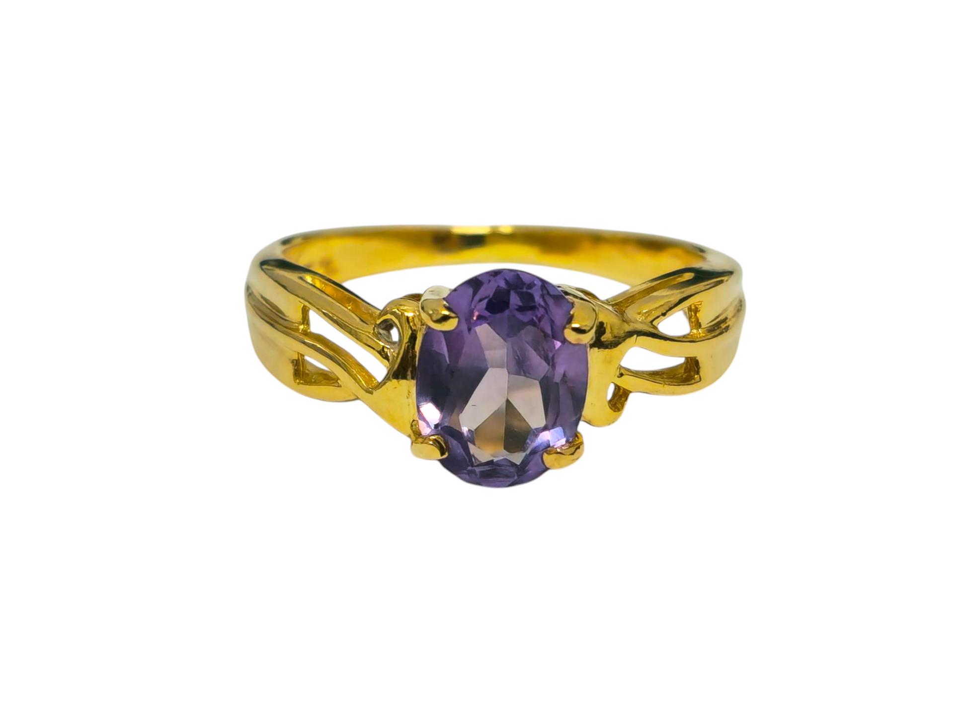 Vintage 1.60 Carat Tanzanite Ring in 14k Gold - Pristine Diamonds