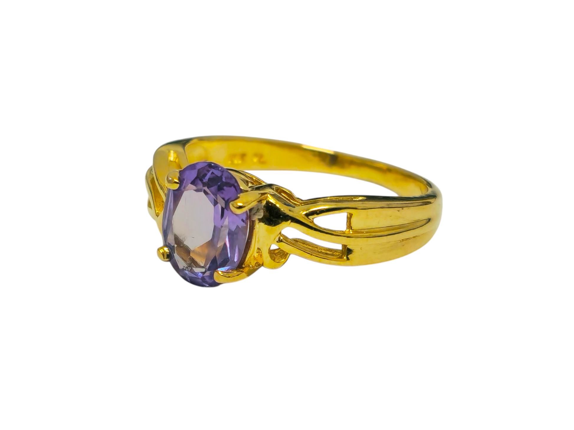 Vintage 1.60 Carat Tanzanite Ring in 14k Gold - Pristine Diamonds