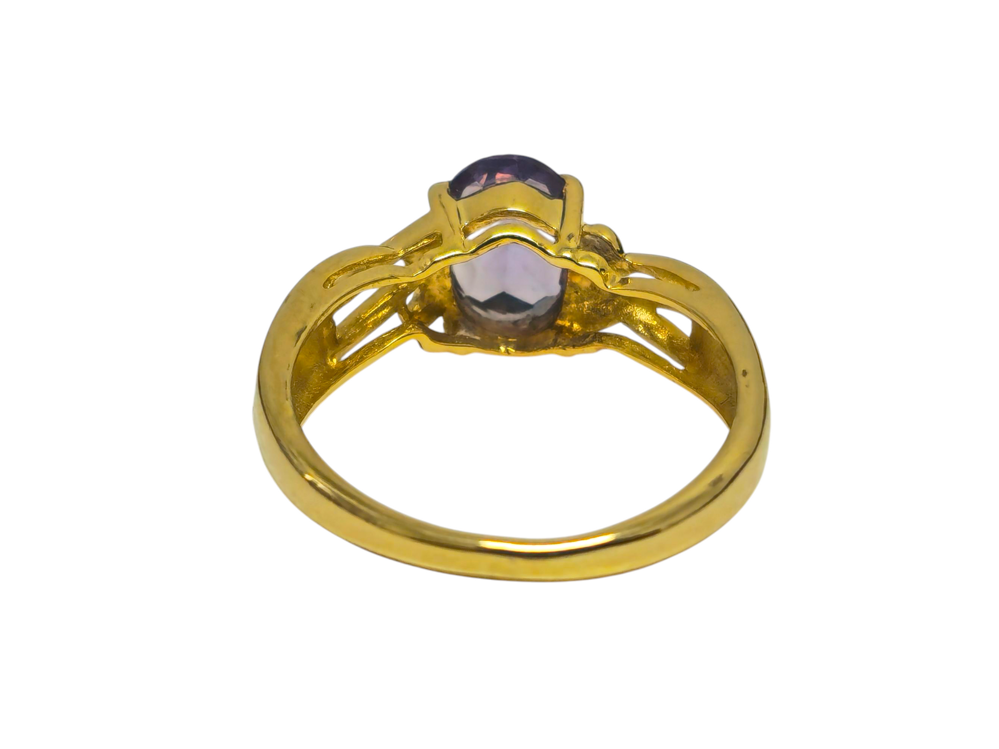 Vintage 1.60 Carat Tanzanite Ring in 14k Gold - Pristine Diamonds