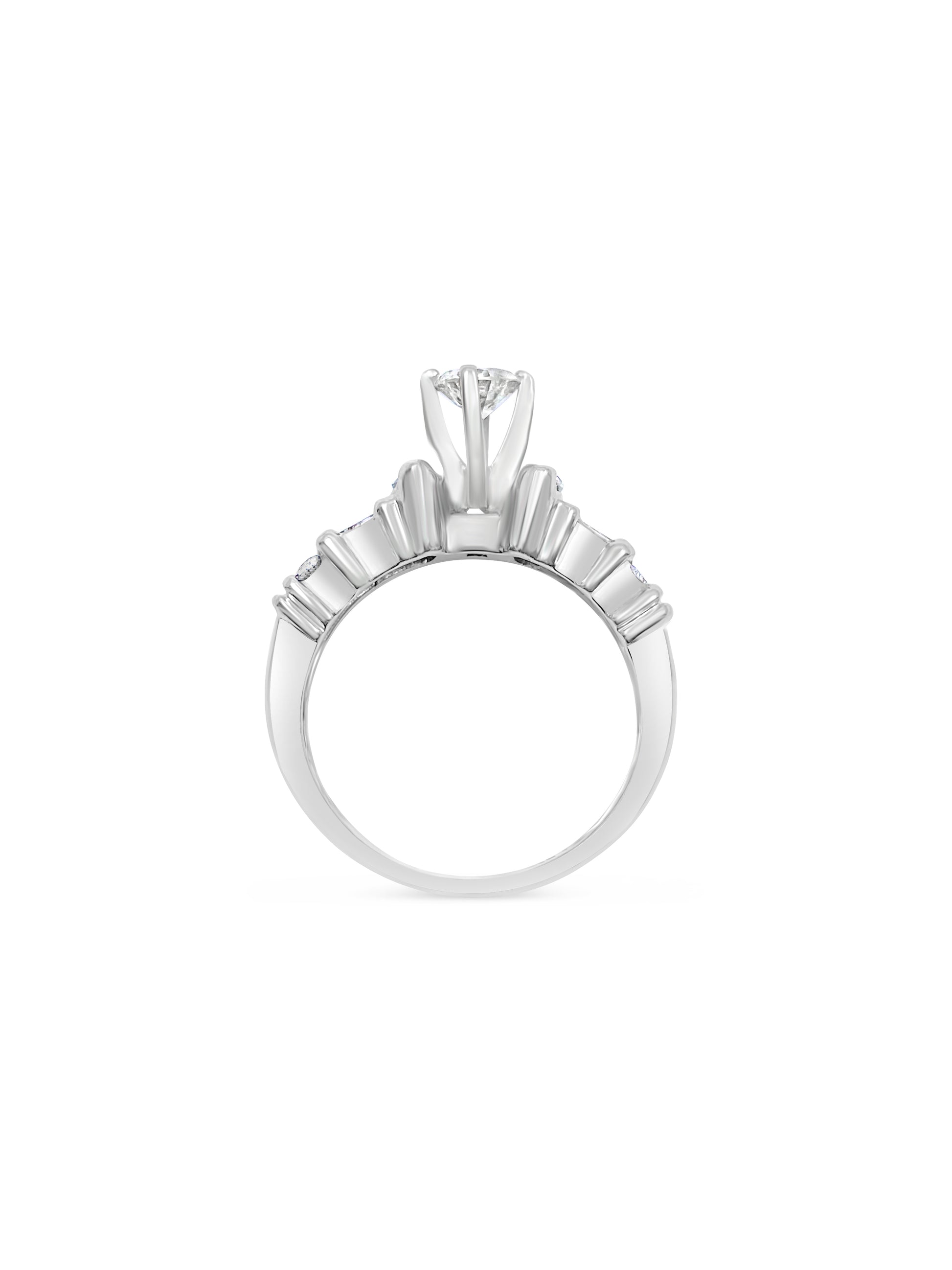 Vintage 1.50 carat diamond engagement ring for her featuring a classic design by Prince The Jeweler.