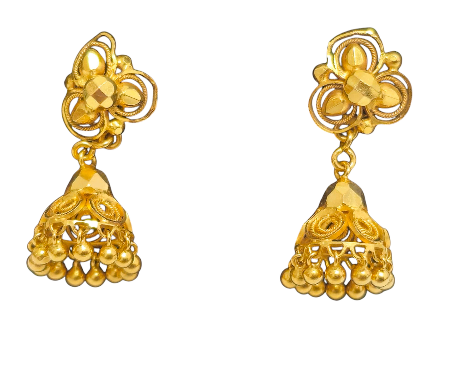 Middle Eastern/South Asian Gold Earrings