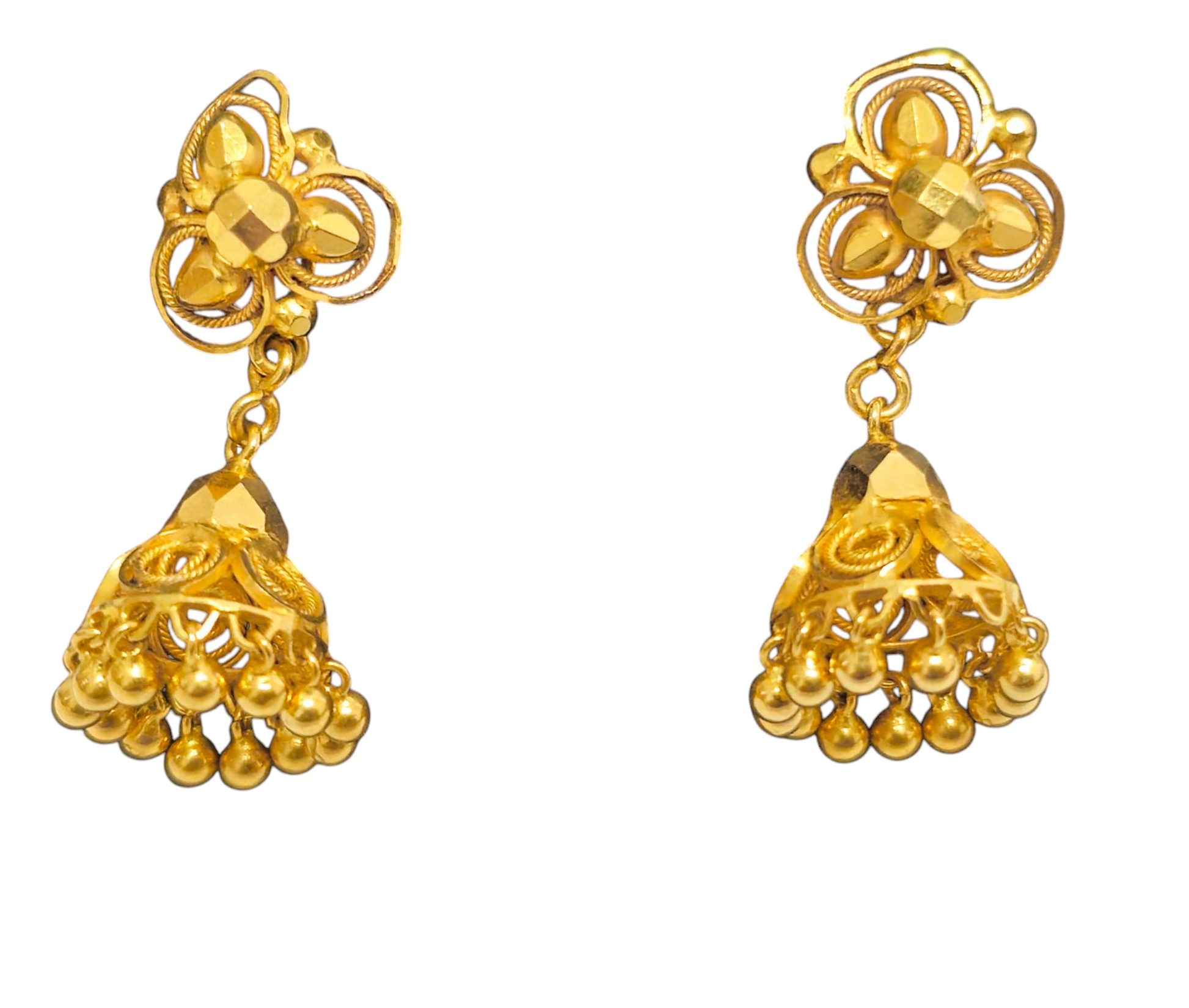 Middle Eastern/South Asian Gold Earrings