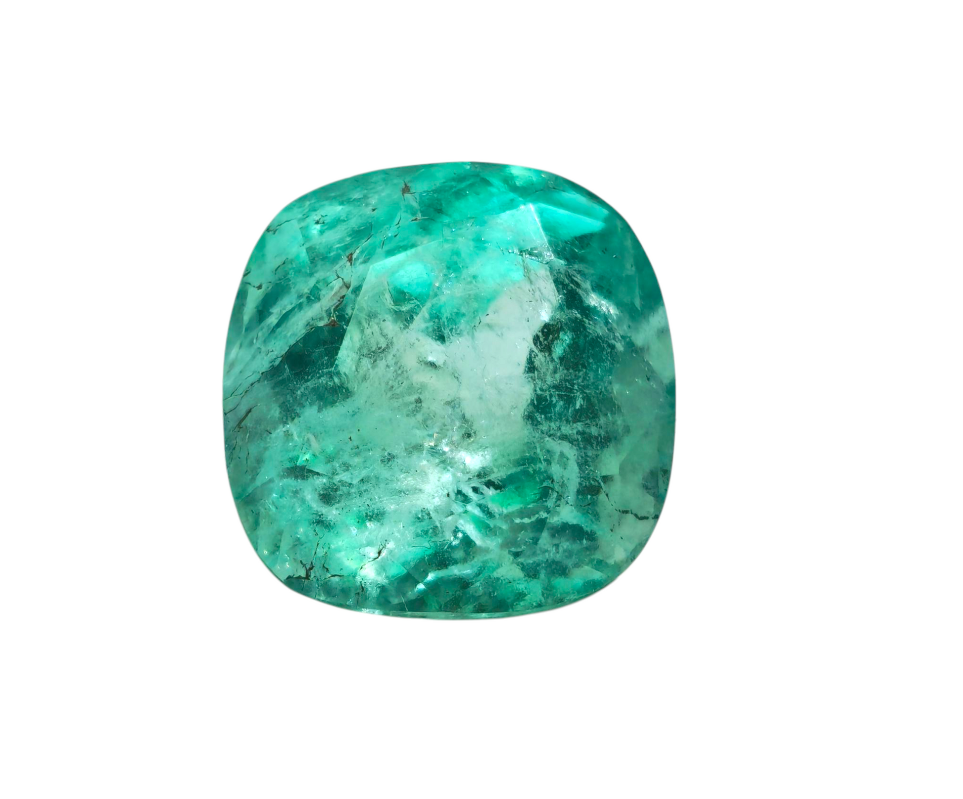 GIA Certified 18.59 Carat Loose Emerald Cushion Cut
