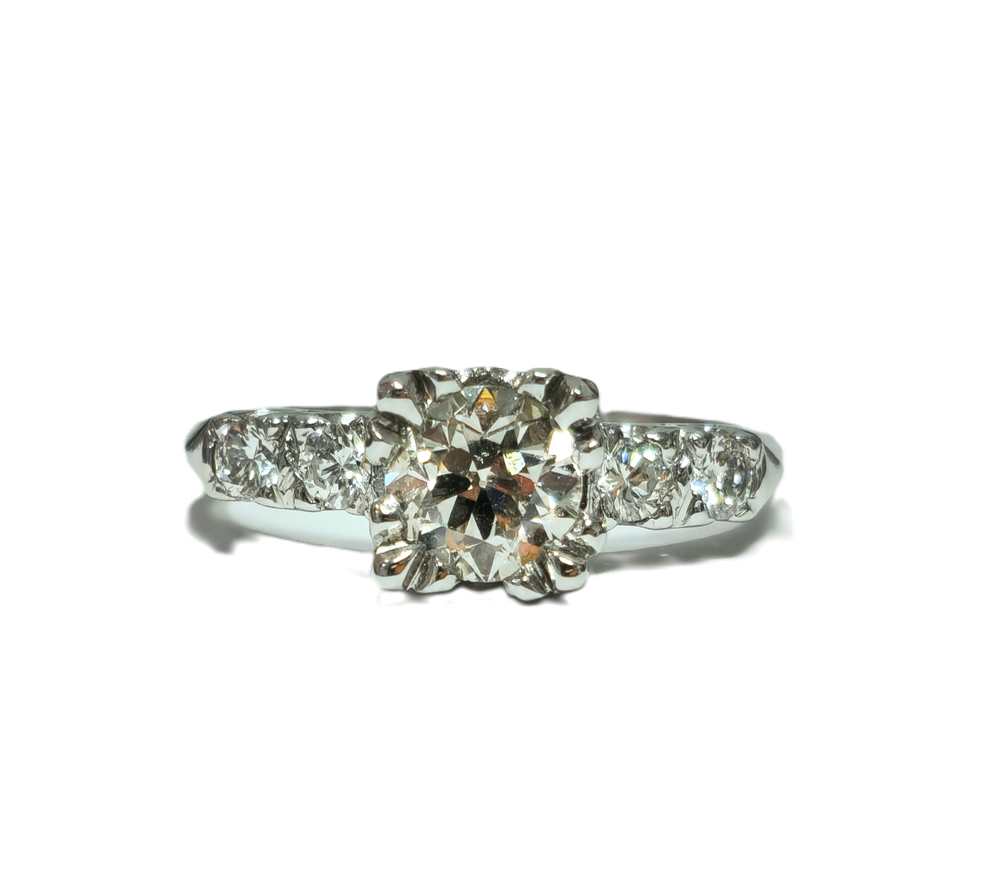 1.35 Carat Diamonds VS clarity, 14K Engagement Ring - Pristine Diamonds