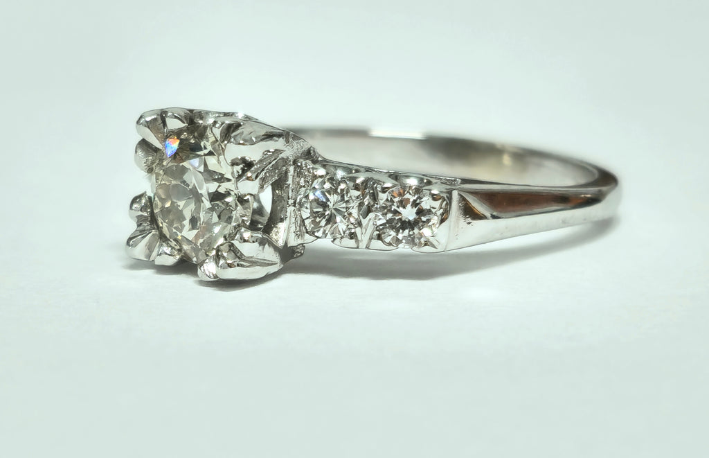 1.35 Carat Diamonds VS clarity, 14K Engagement Ring - Pristine Diamonds