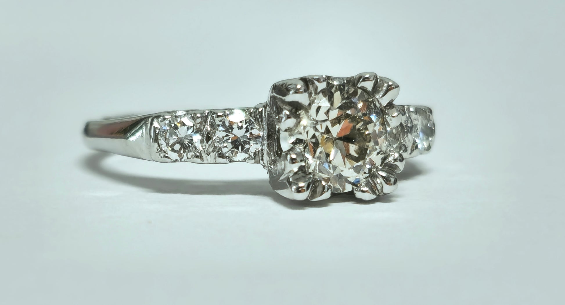 1.35 Carat Diamonds VS clarity, 14K Engagement Ring - Pristine Diamonds