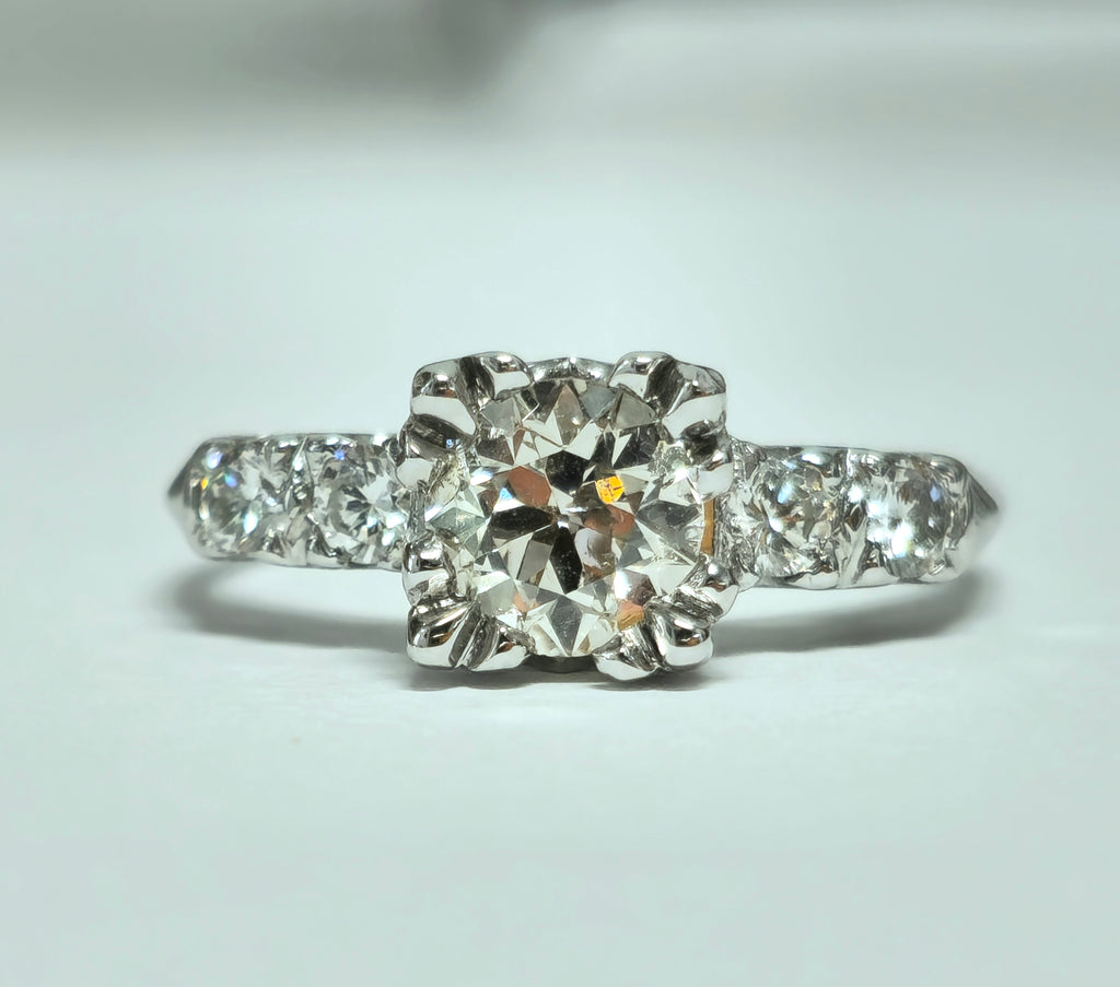 1.35 Carat Diamonds VS clarity, 14K Engagement Ring - Pristine Diamonds