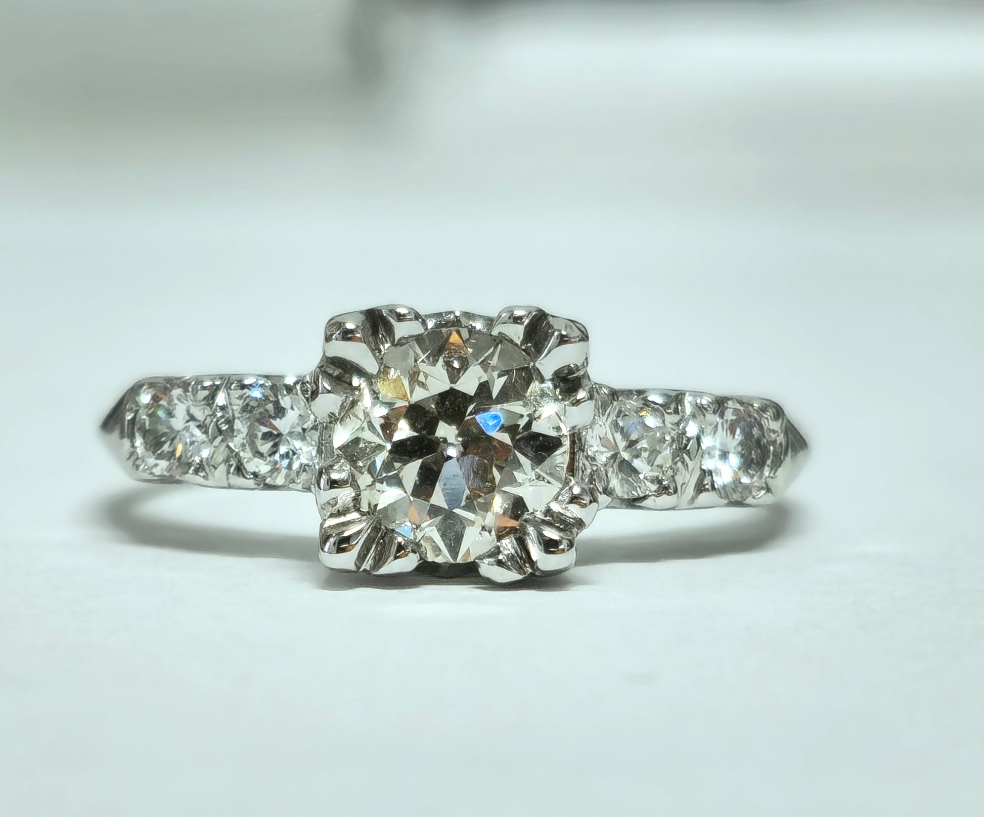 1.35 Carat Diamonds VS clarity, 14K Engagement Ring - Pristine Diamonds