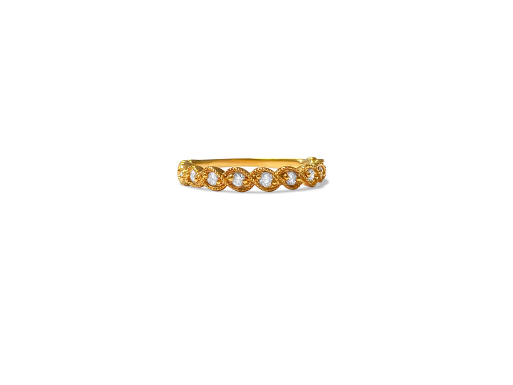 Chic Ruby & Diamond Ring For Womens