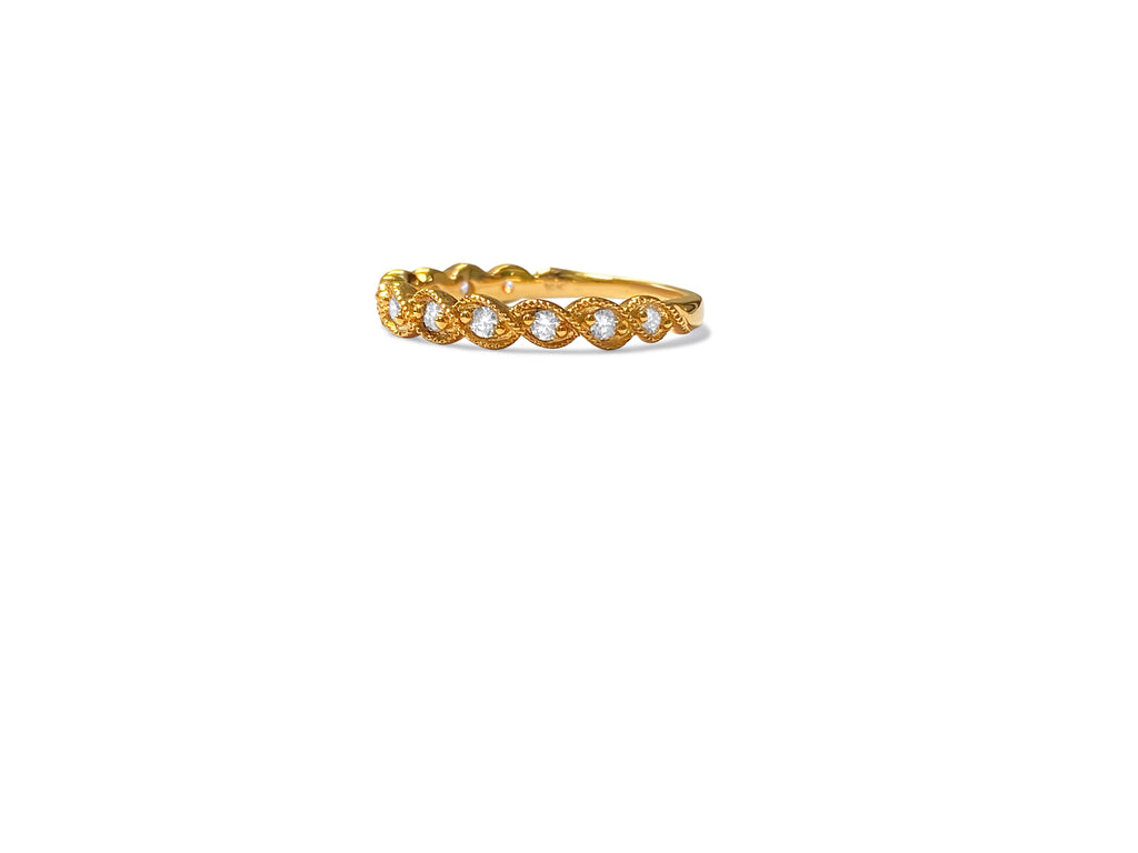Chic Ruby & Diamond Ring For Womens
