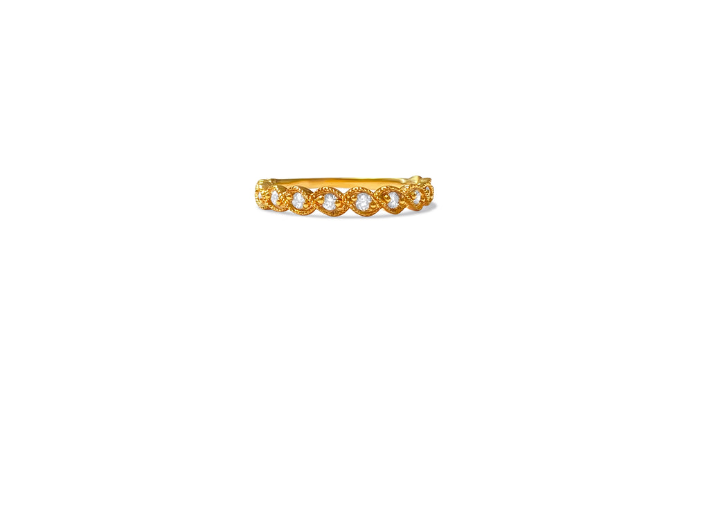 Chic Ruby & Diamond Ring For Womens